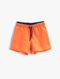 Deniz Şortu Basic Beli Bağlamalı
