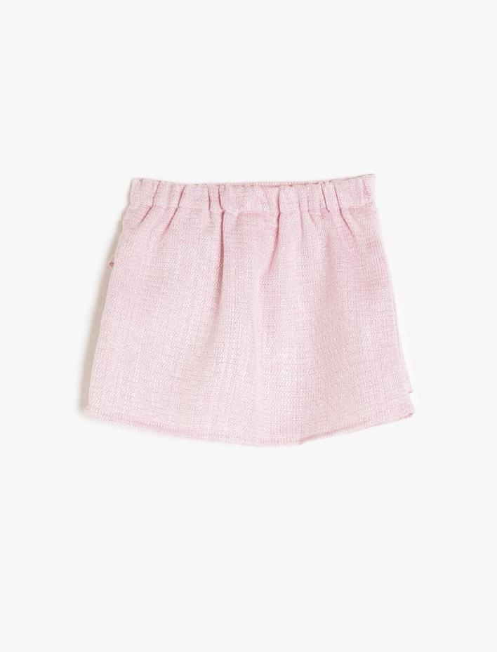 Kız Bebek Fiyonk Detaylı Etek