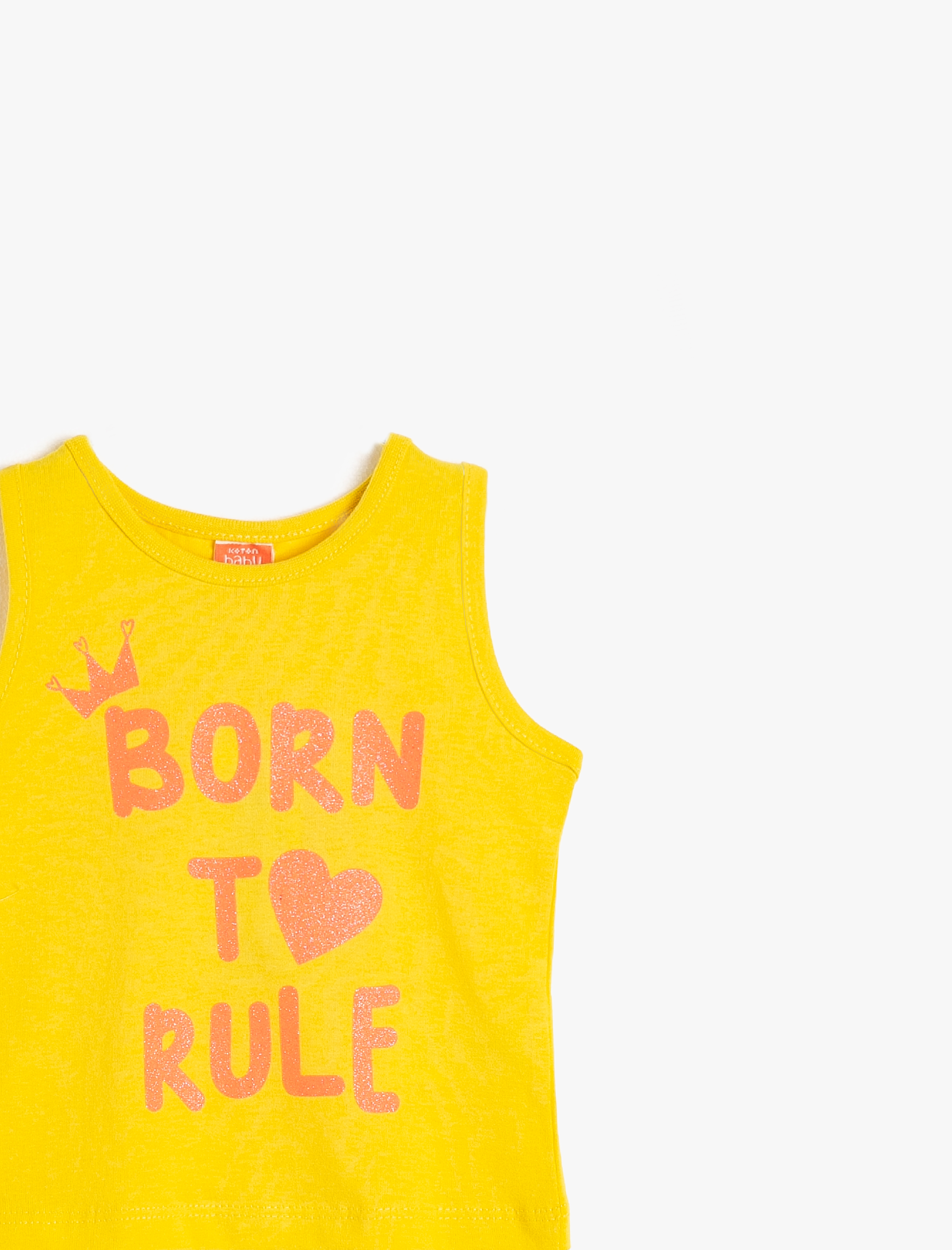  Kız Bebek Baskılı  Pamuk Atlet