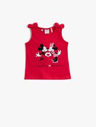 Mickey Mouse Lisanslı Atlet Pamuklu