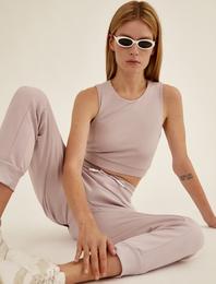 Halter Yaka Crop Atlet