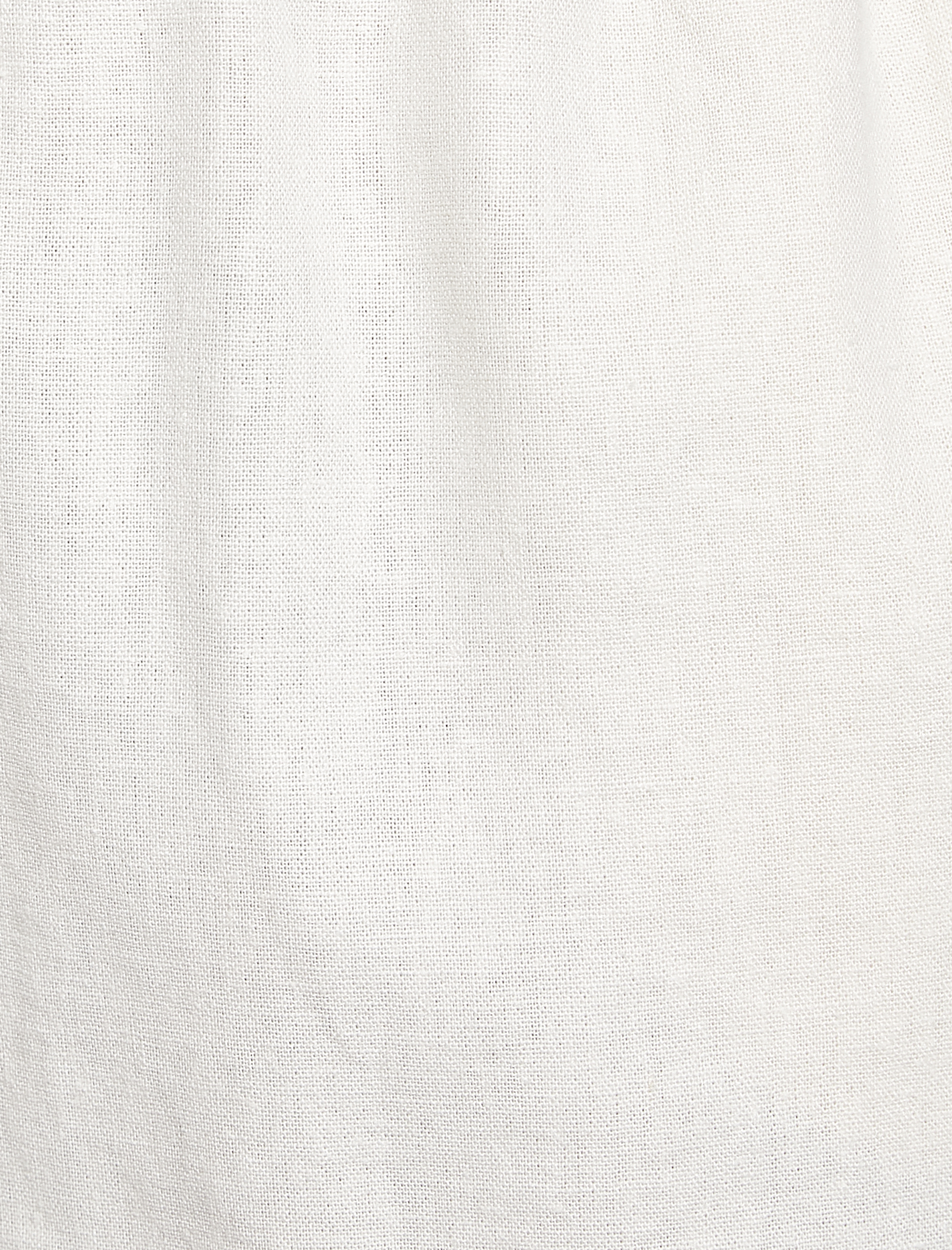   Mini Şort Beli Bağcıklı Keten Karışımlı