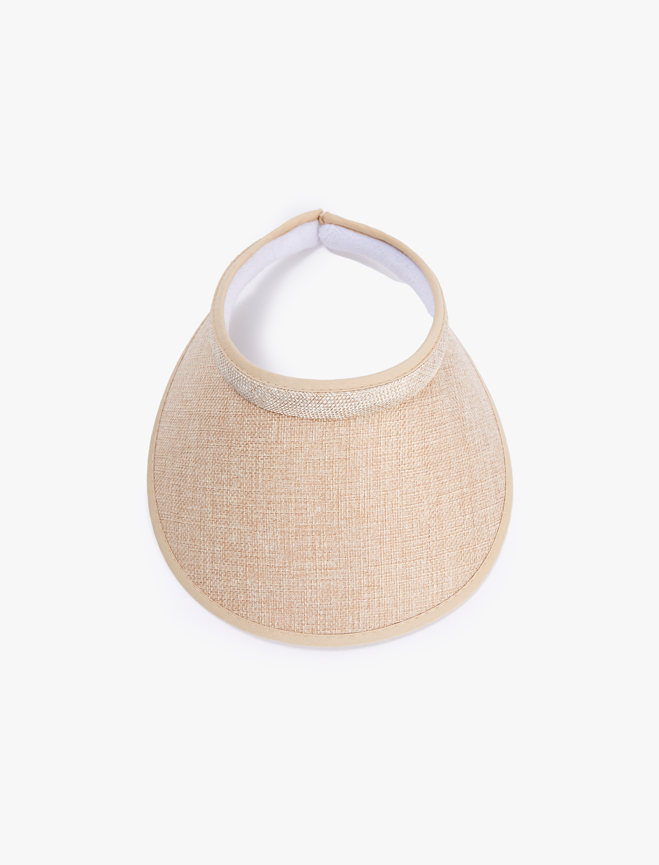  Kadın Hasır Vizör Şapka