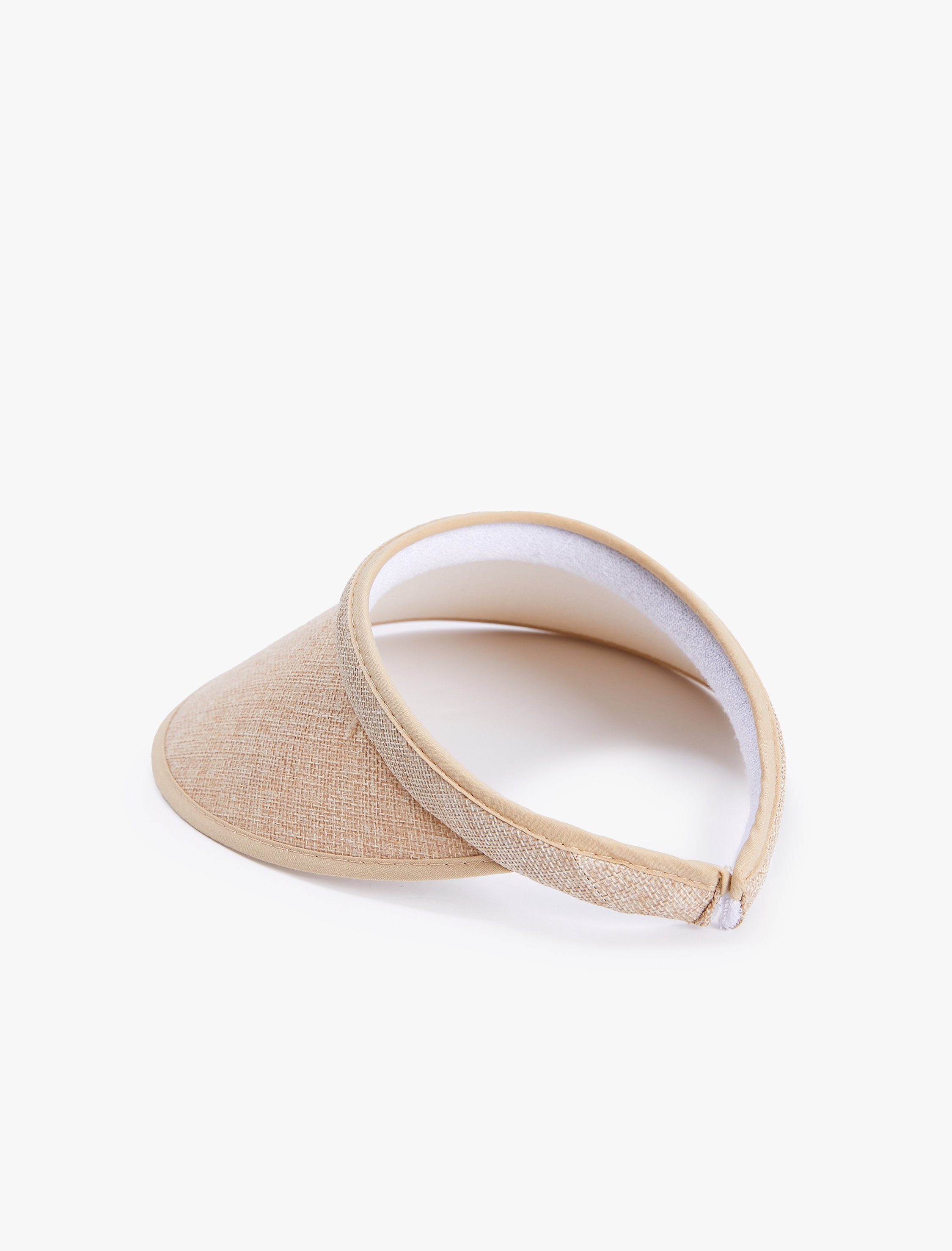  Kadın Hasır Vizör Şapka