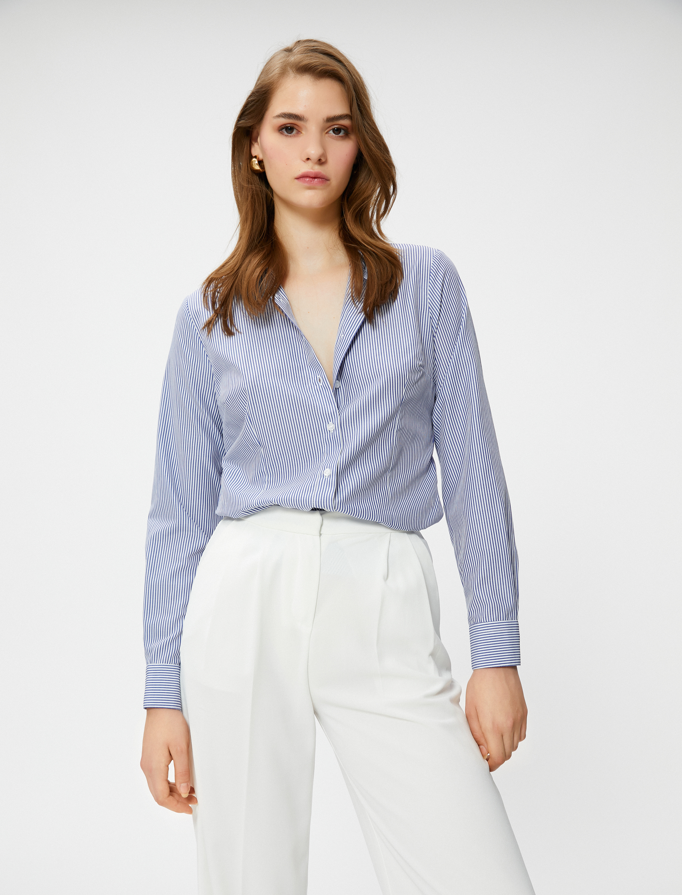   Basic Gömlek Uzun Kollu