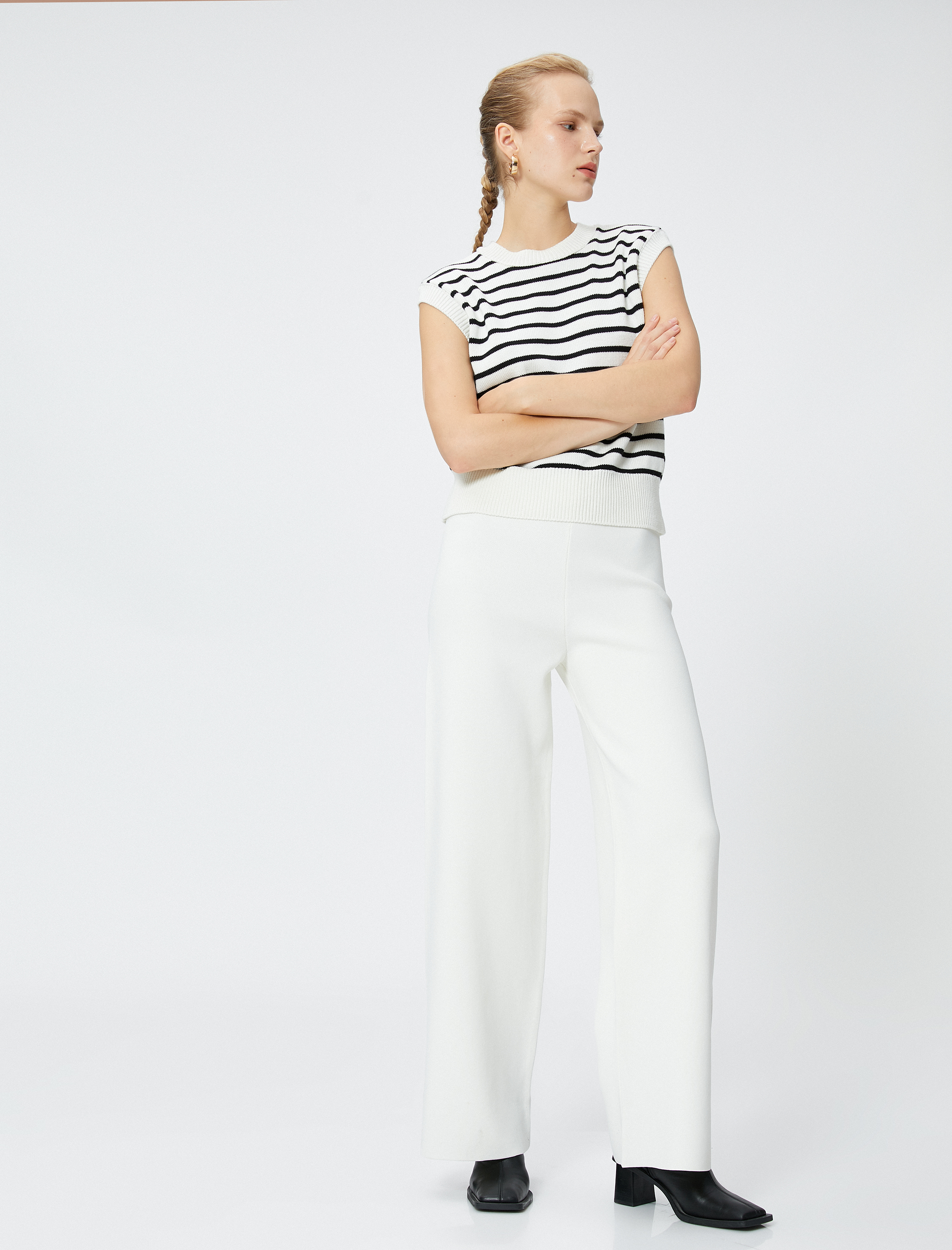   Tayt Pantolon Bol Paça Normal Bel