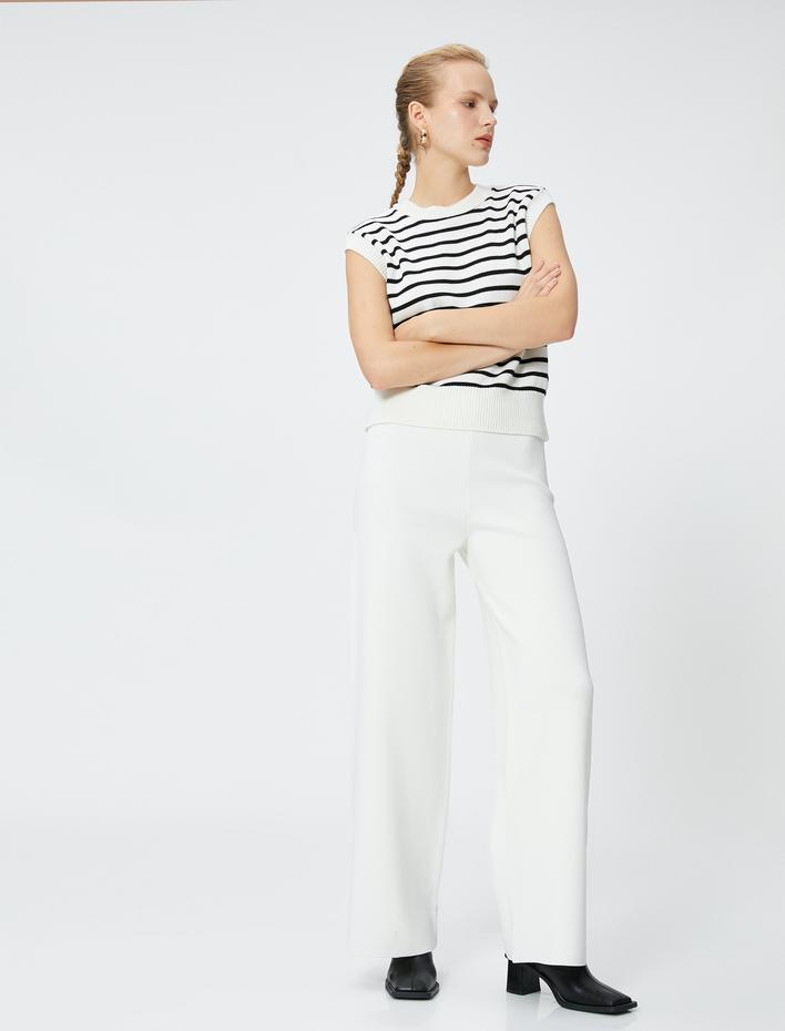  Tayt Pantolon Bol Paça Normal Bel