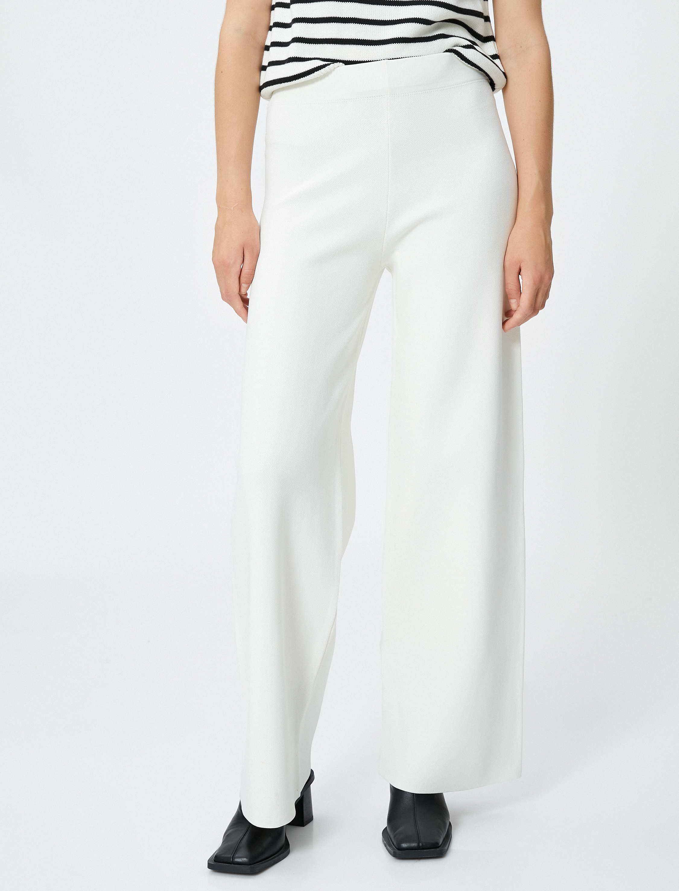   Tayt Pantolon Bol Paça Normal Bel