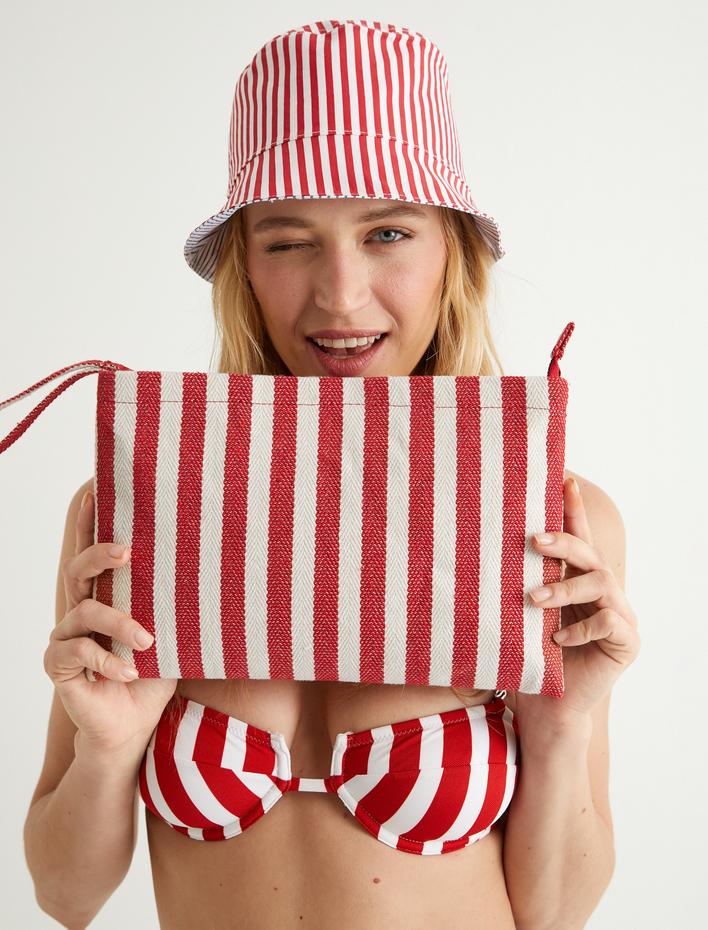 Kadın Fermuarlı Mini El Çantası - Koton X Sima Tarkan