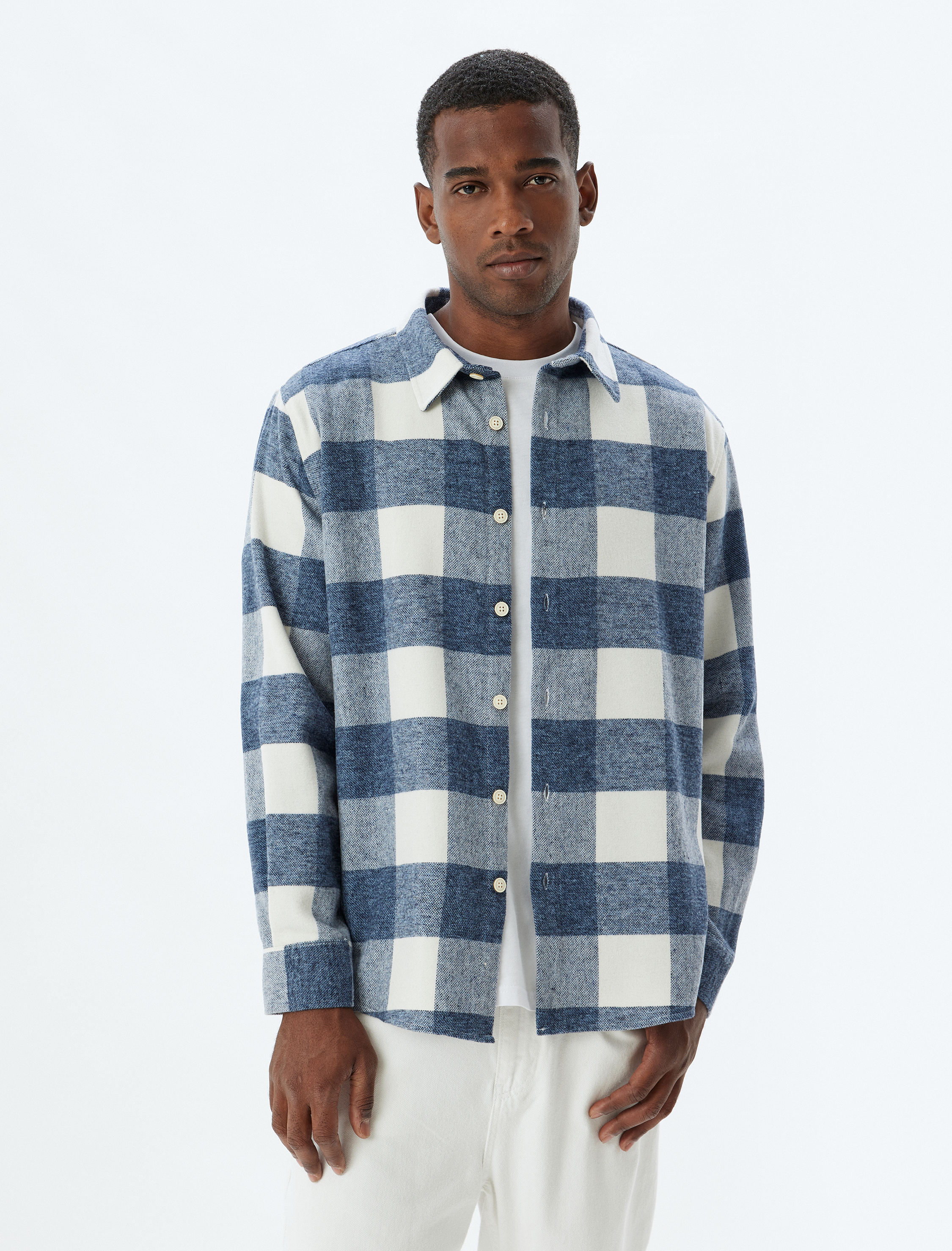   Oduncu Gömleği Kışlık Uzun Kollu Pamuk Karışımlı Regular Fit