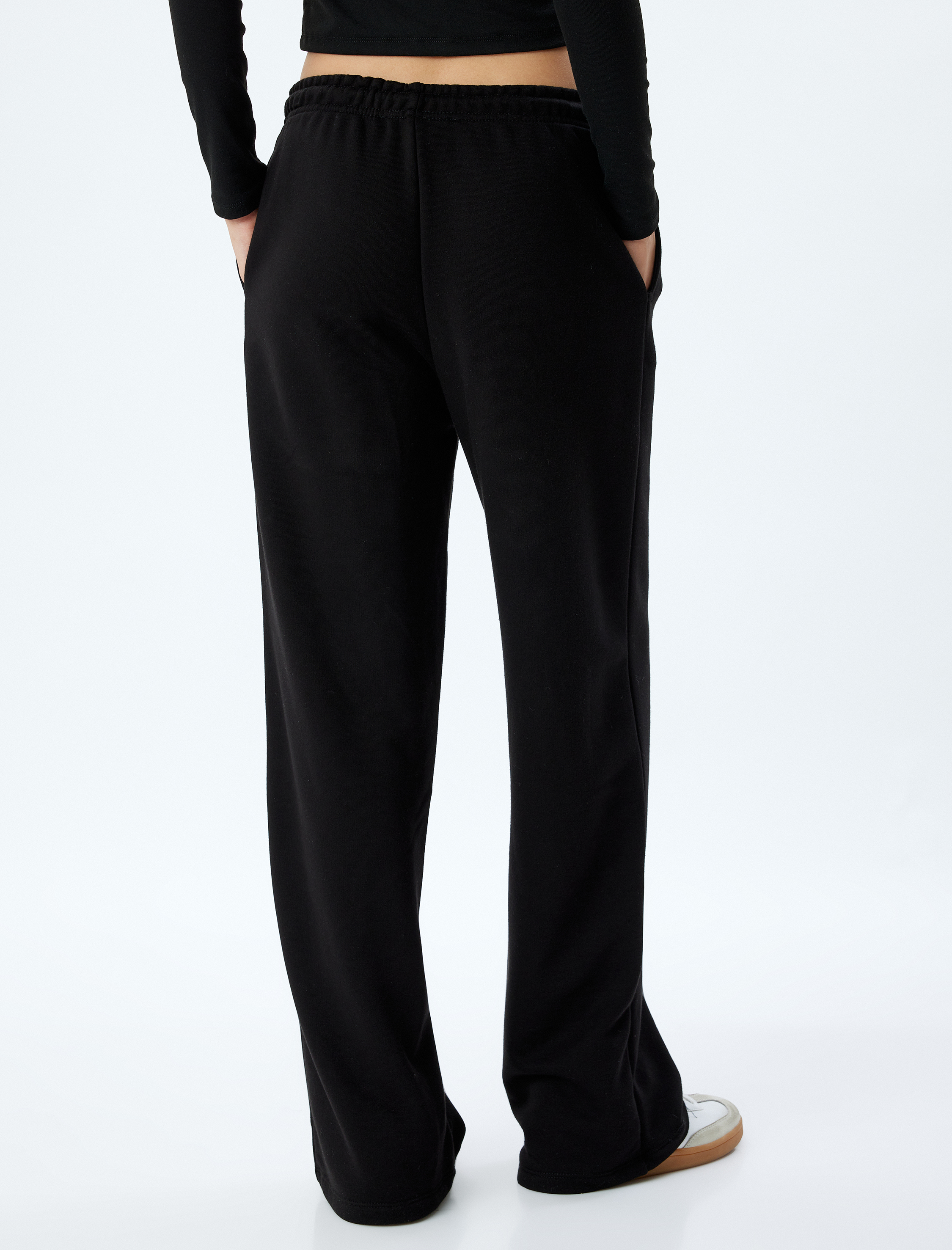   Cepli Şardonlu Üç İplik Eşofman Pantolon