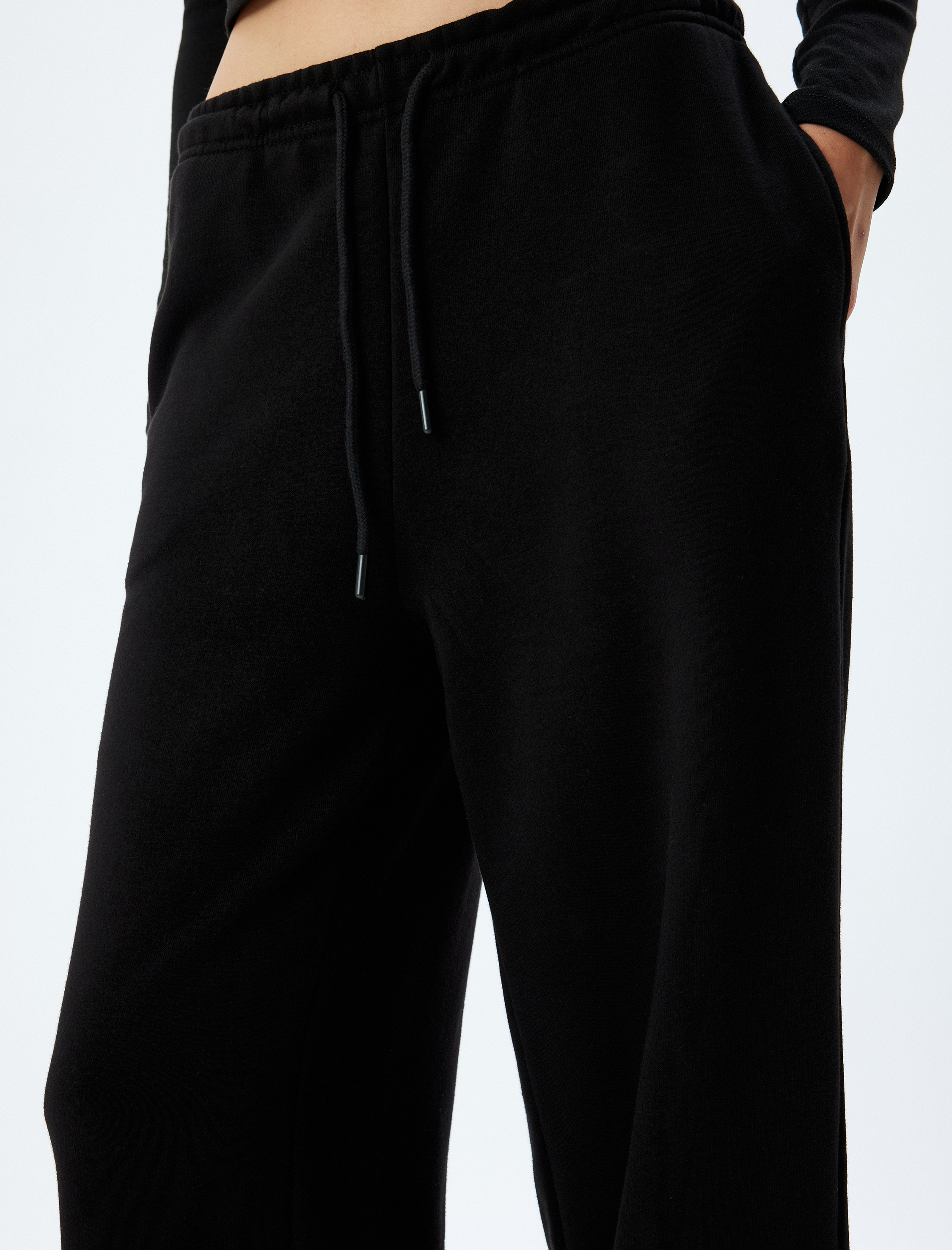   Cepli Şardonlu Üç İplik Eşofman Pantolon