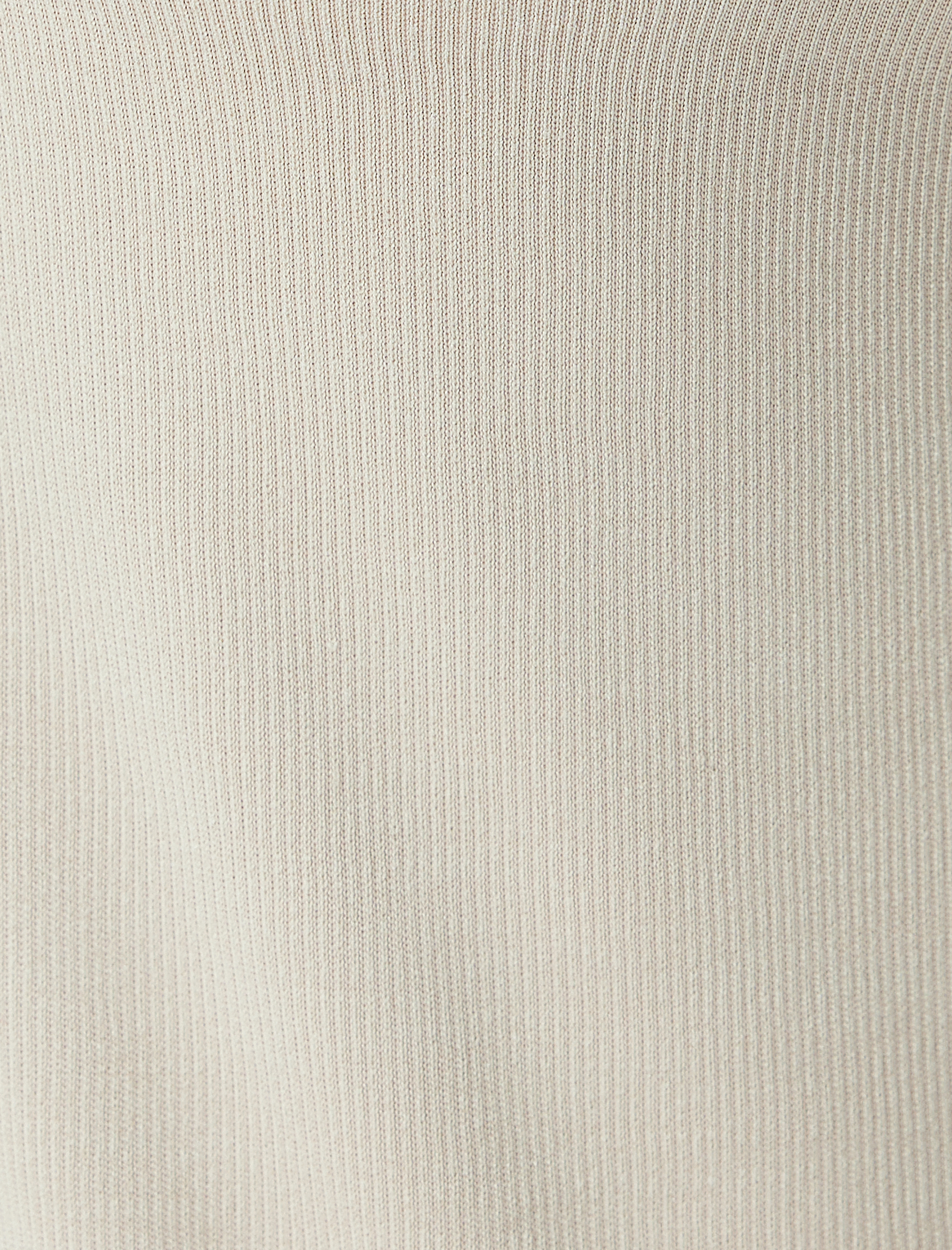   Boğazlı Yaka Uzun Kollu Modal Kumaş Fitilli Body