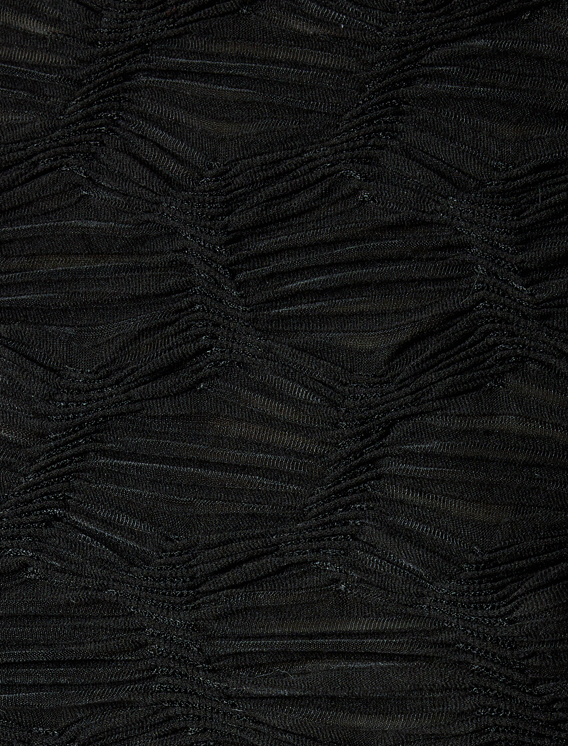 Dokulu Yarı Transparan Body Dik Yaka Uzun Kollu Slim Fit