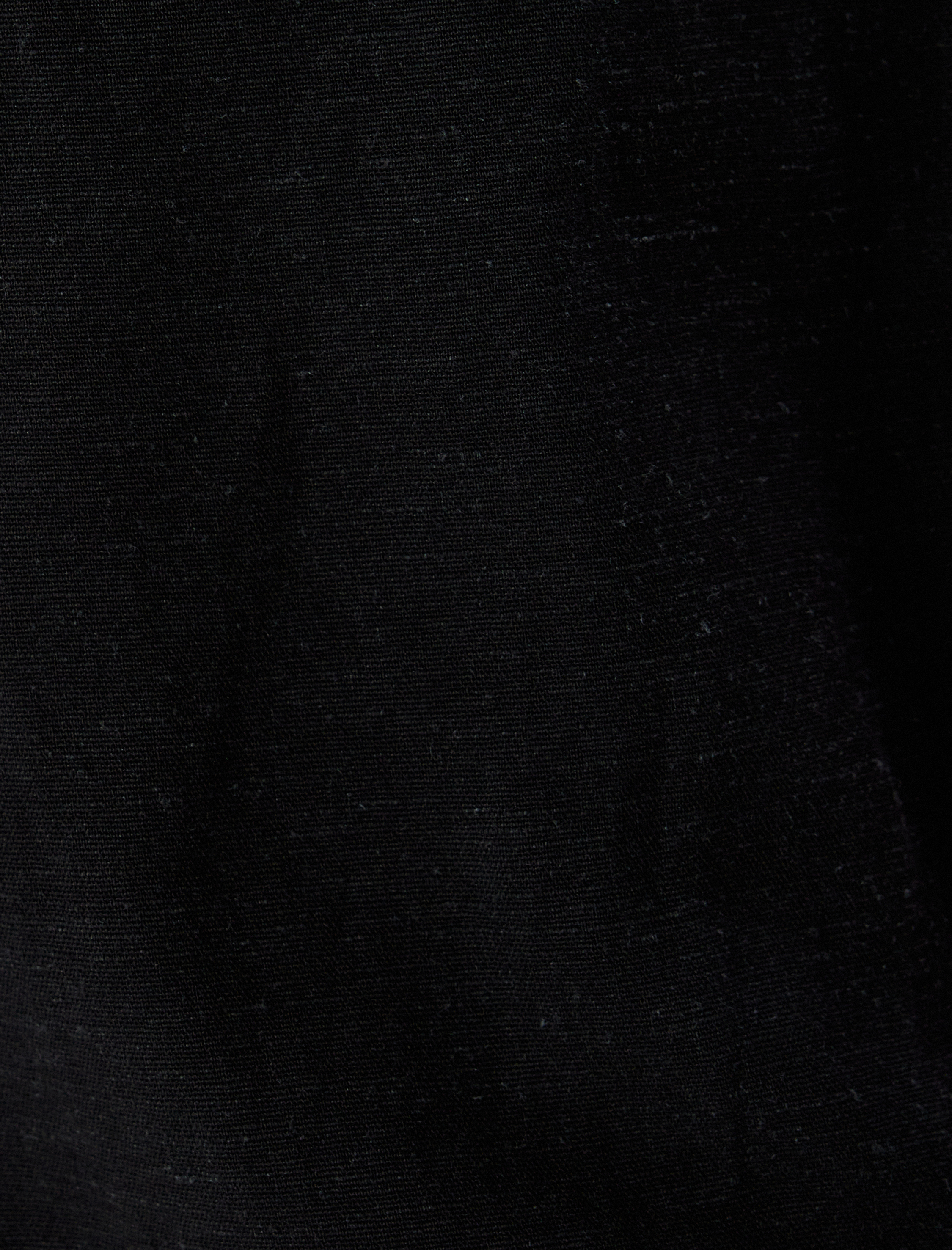   Keten Karışımlı Pantolon Yüksek Bel Bol Paça Cepli Beli Bağlamalı