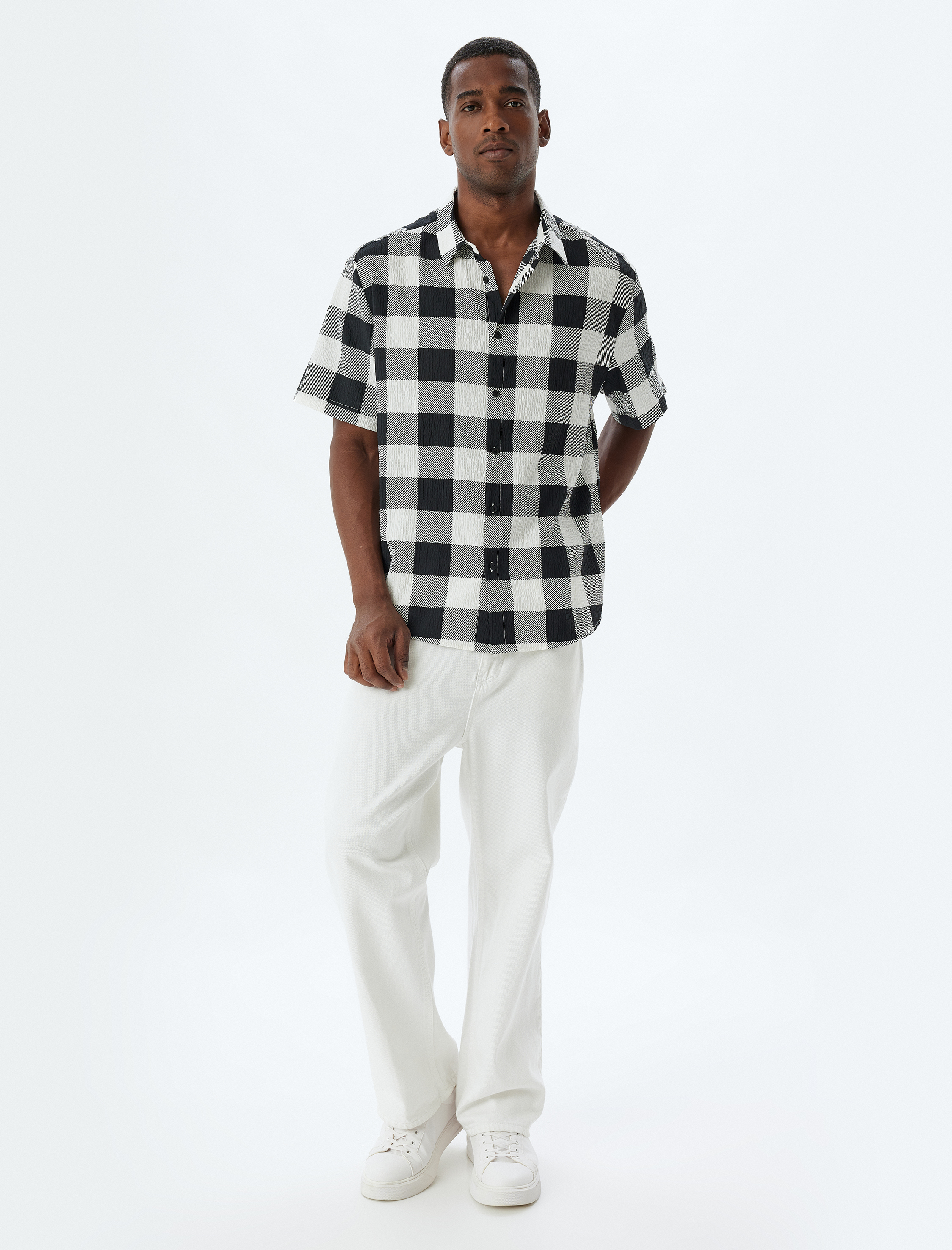   Oduncu Gömleği Kısa Kollu Regular Fit