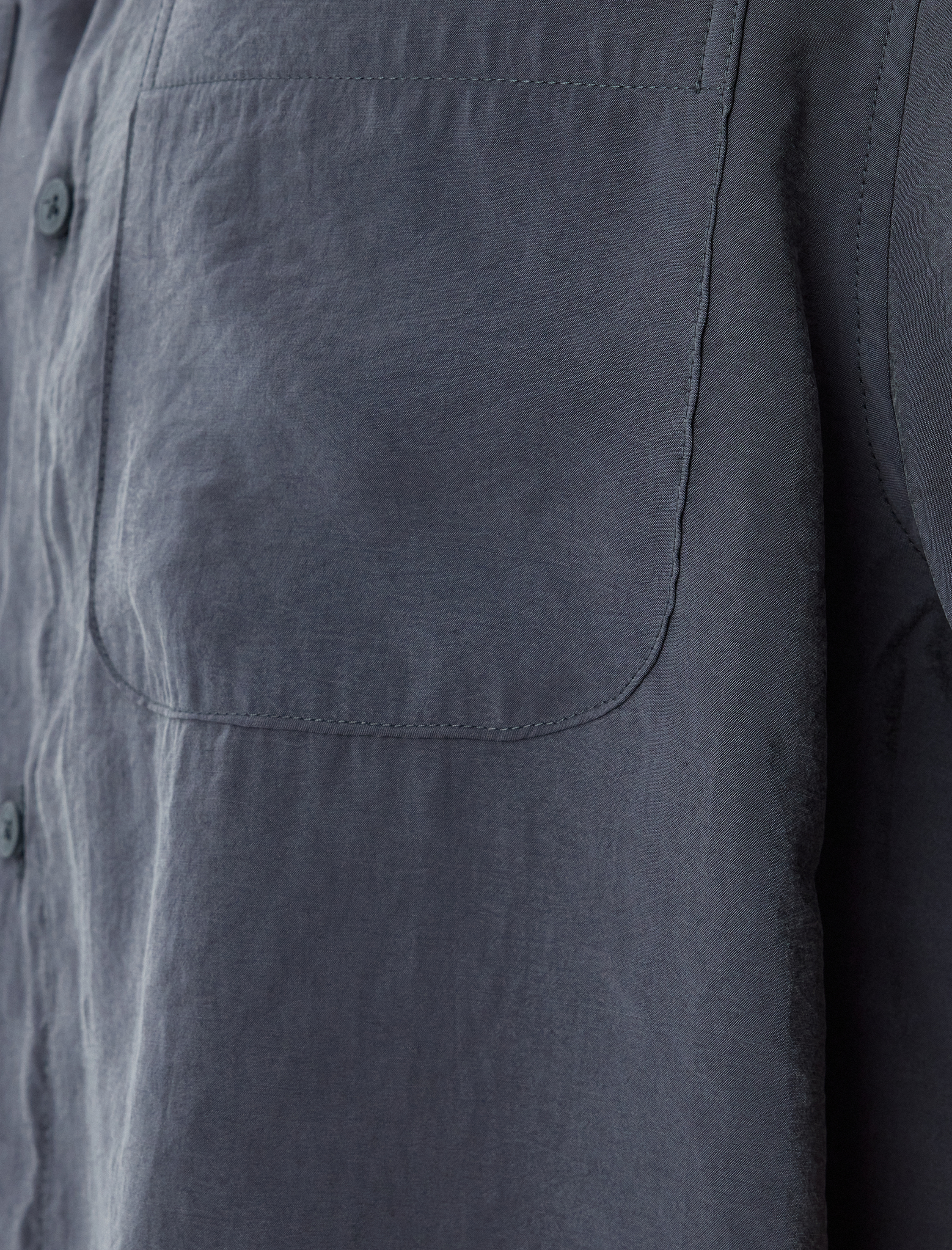   Basic Gömlek Cepli Kısa Kollu Regular Fit