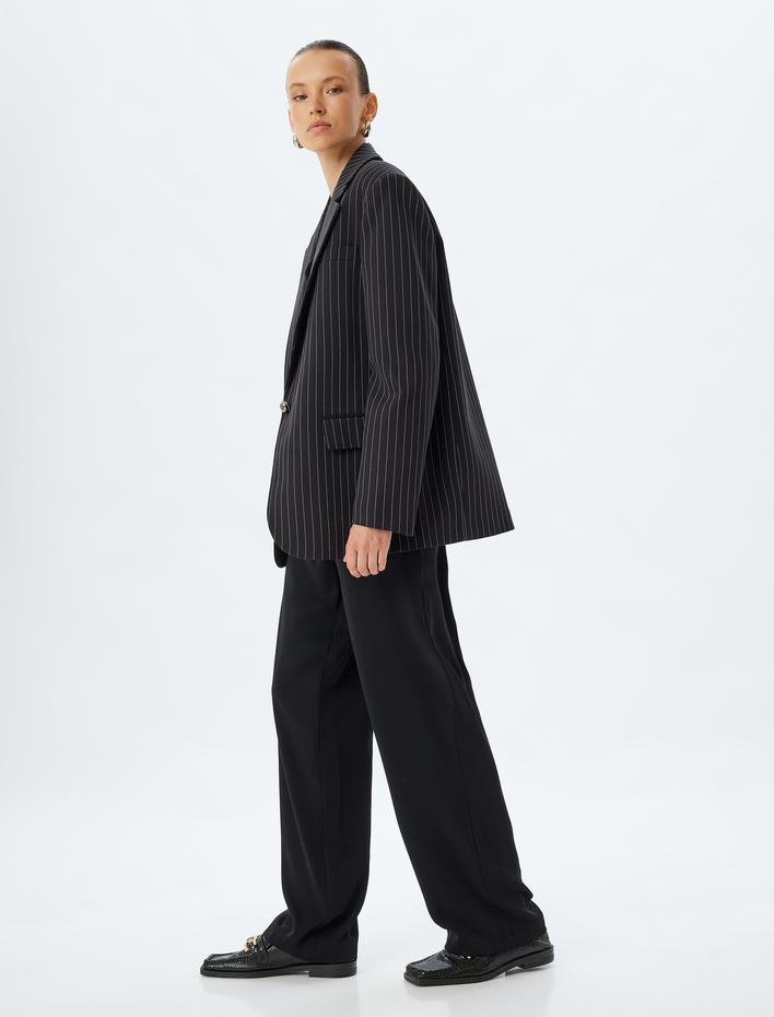  Standart Bel Bol Paça Kumaş Pantolon