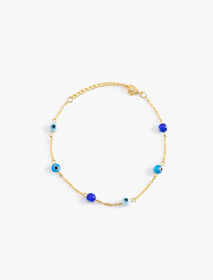 Kadın Zincir Bileklik Nazar Boncuklu