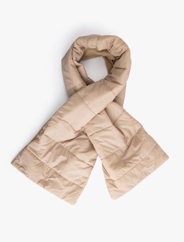 Kadın Şişme Atkı Kapitoneli