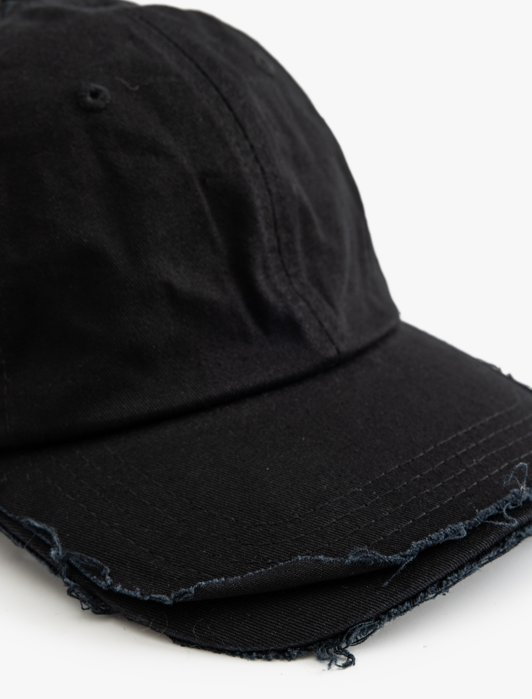  Erkek Kep Şapka Yıpratma Detaylı Pamuklu