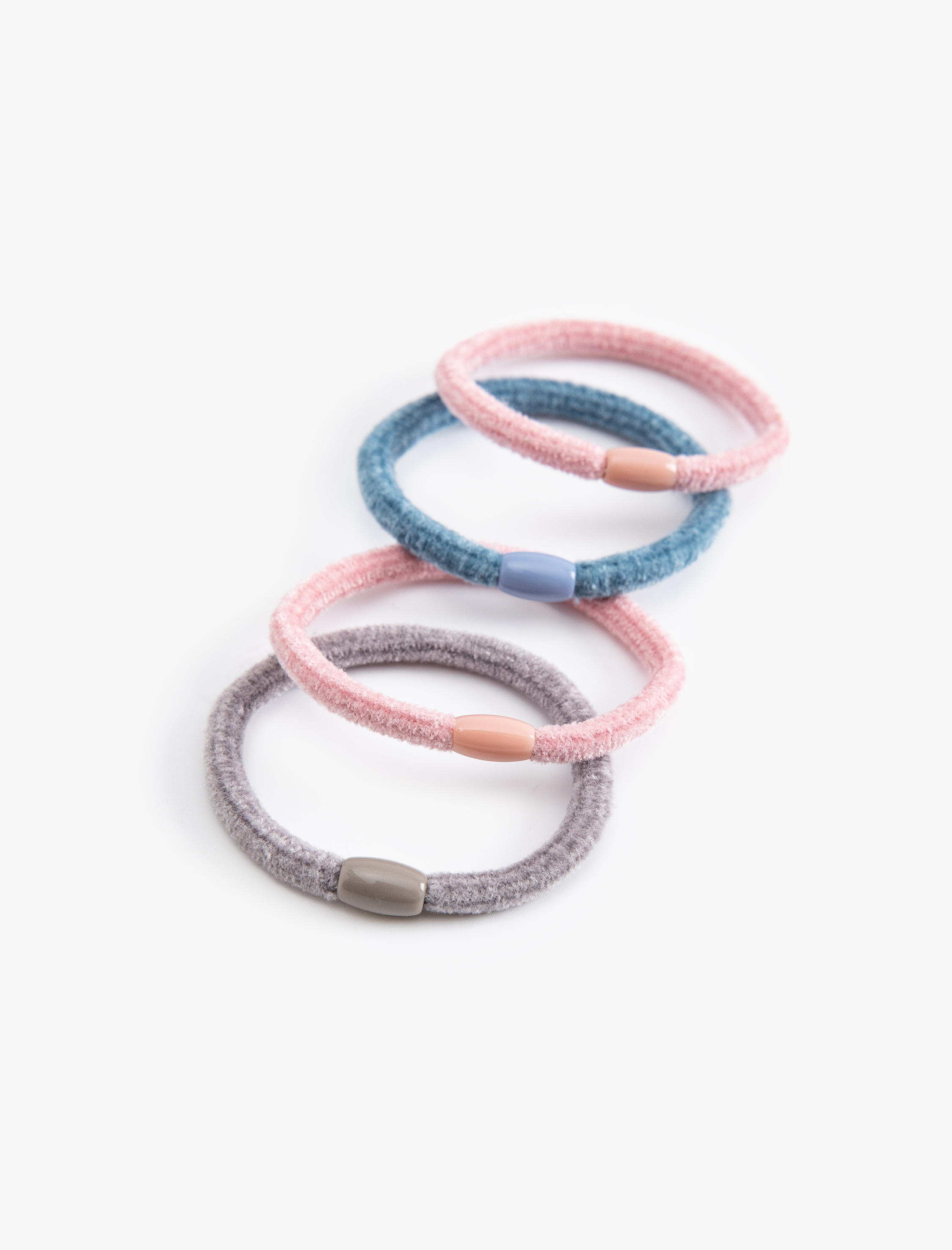  Kız Çocuk 3'lü Lastik Toka Seti