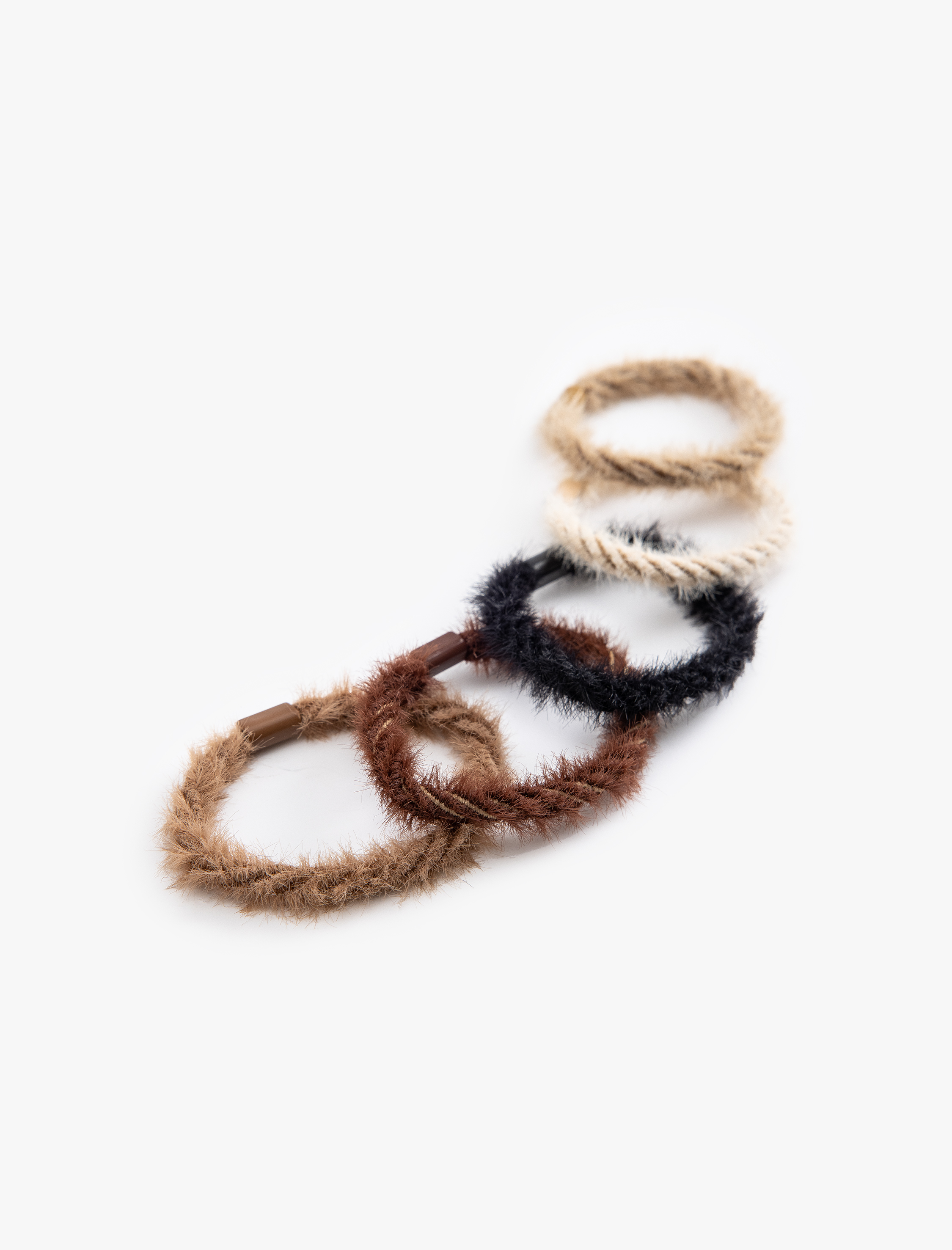  Kız Çocuk 5'li Lastik Toka Seti