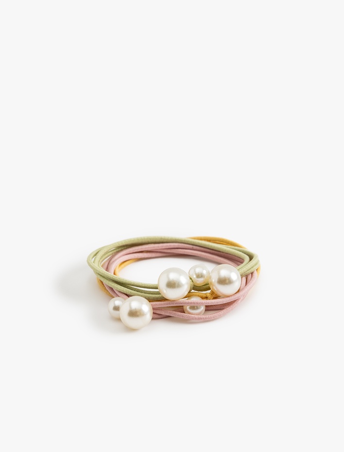 Kız Çocuk Boncuklu Lastik Toka Seti