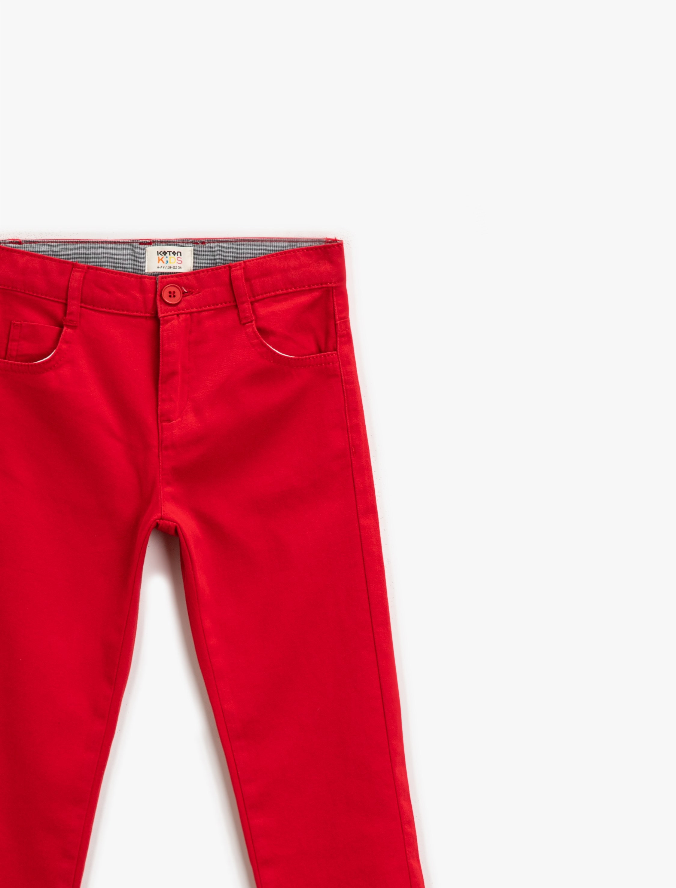  Erkek Çocuk Pamuklu Chino Pantolon