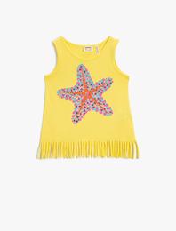 Baskılı Atlet Pamuklu