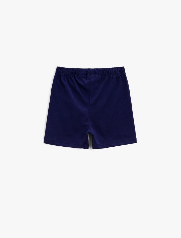 Erkek Bebek Mickey Mouse Şort Lisanslı Pamuklu