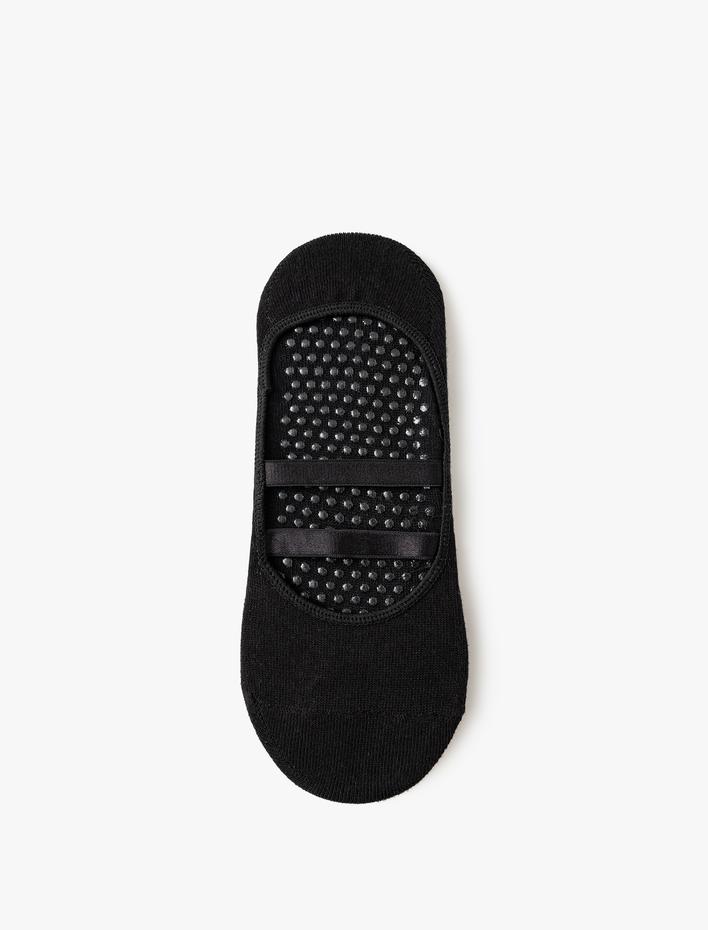 Kadın Yoga Çorabı Görünmez Bant Detaylı