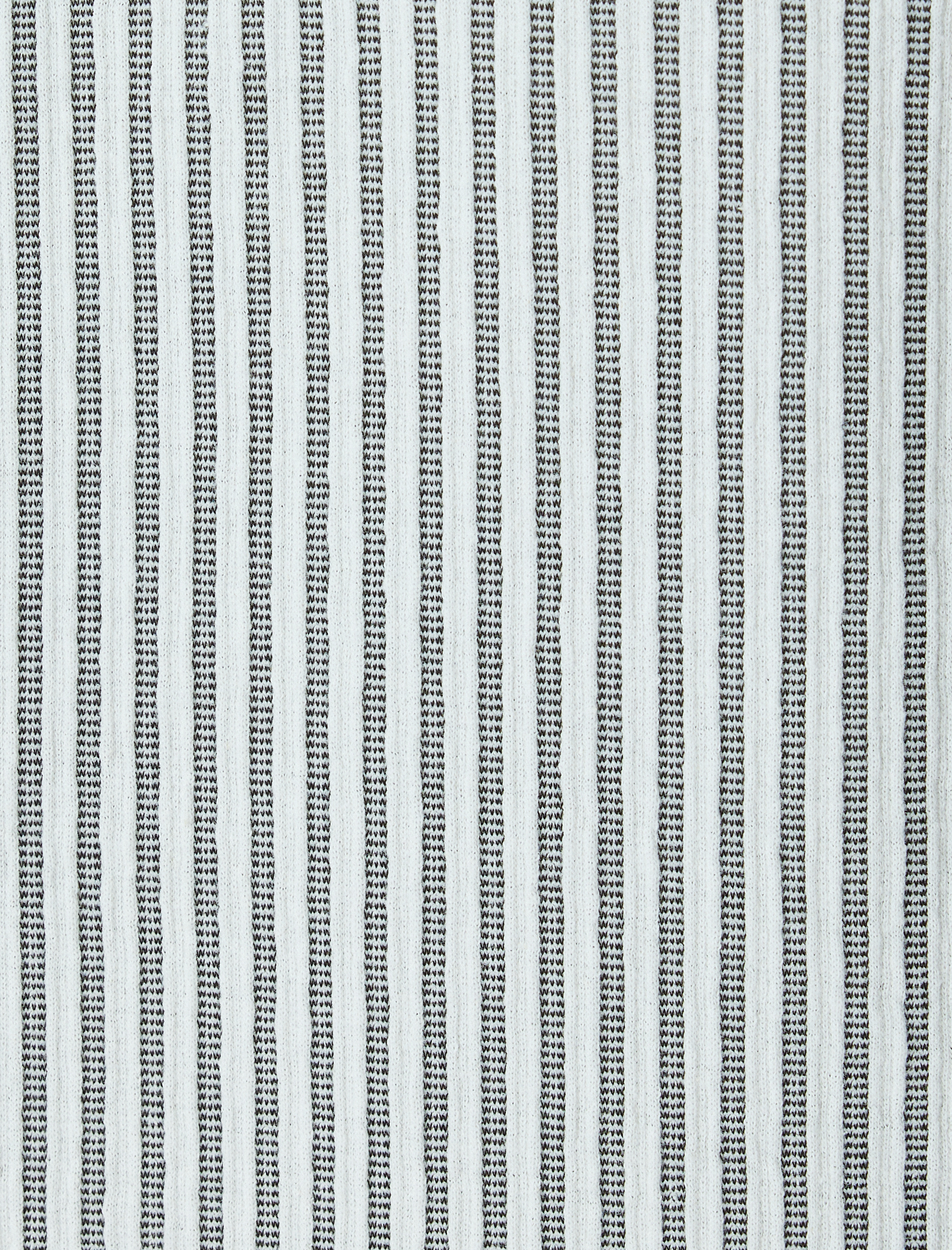   Fermuarlı Yaka Kazak Dokulu Uzun Kollu Pamuk Karışımlı