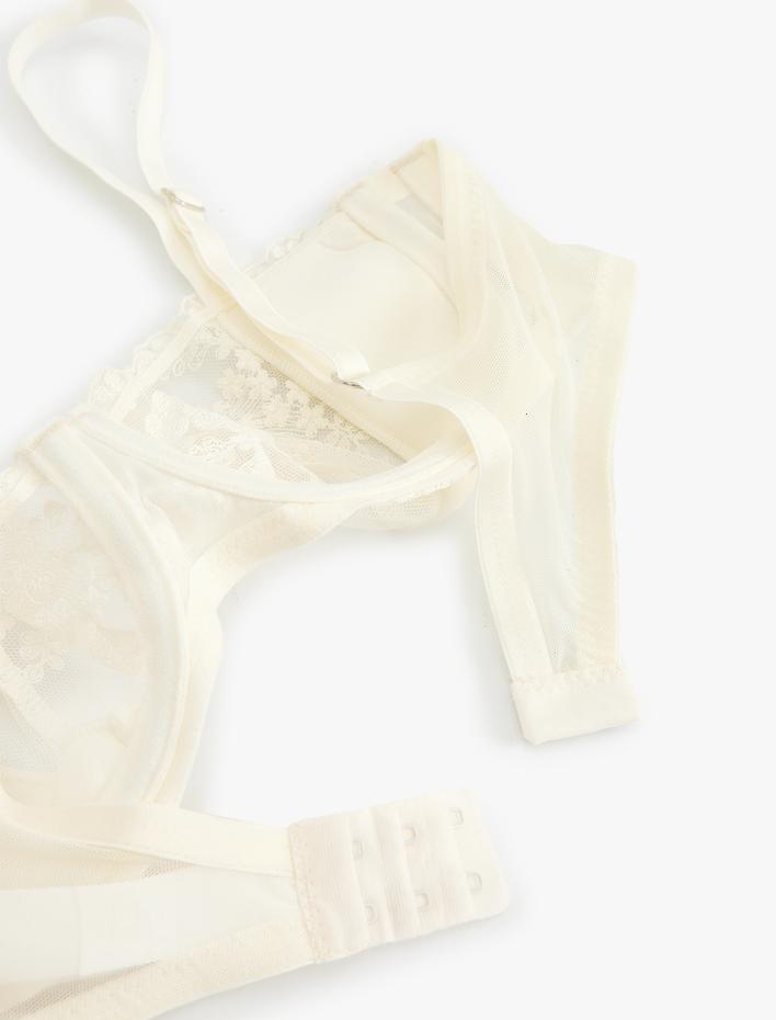  Dantelli Sütyen Balenli Dolgusuz