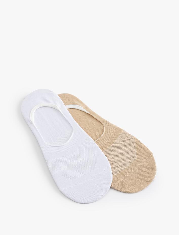 Erkek Kaydırmaz Çorap Seti 2'li Babet Pamuk Karışımlı