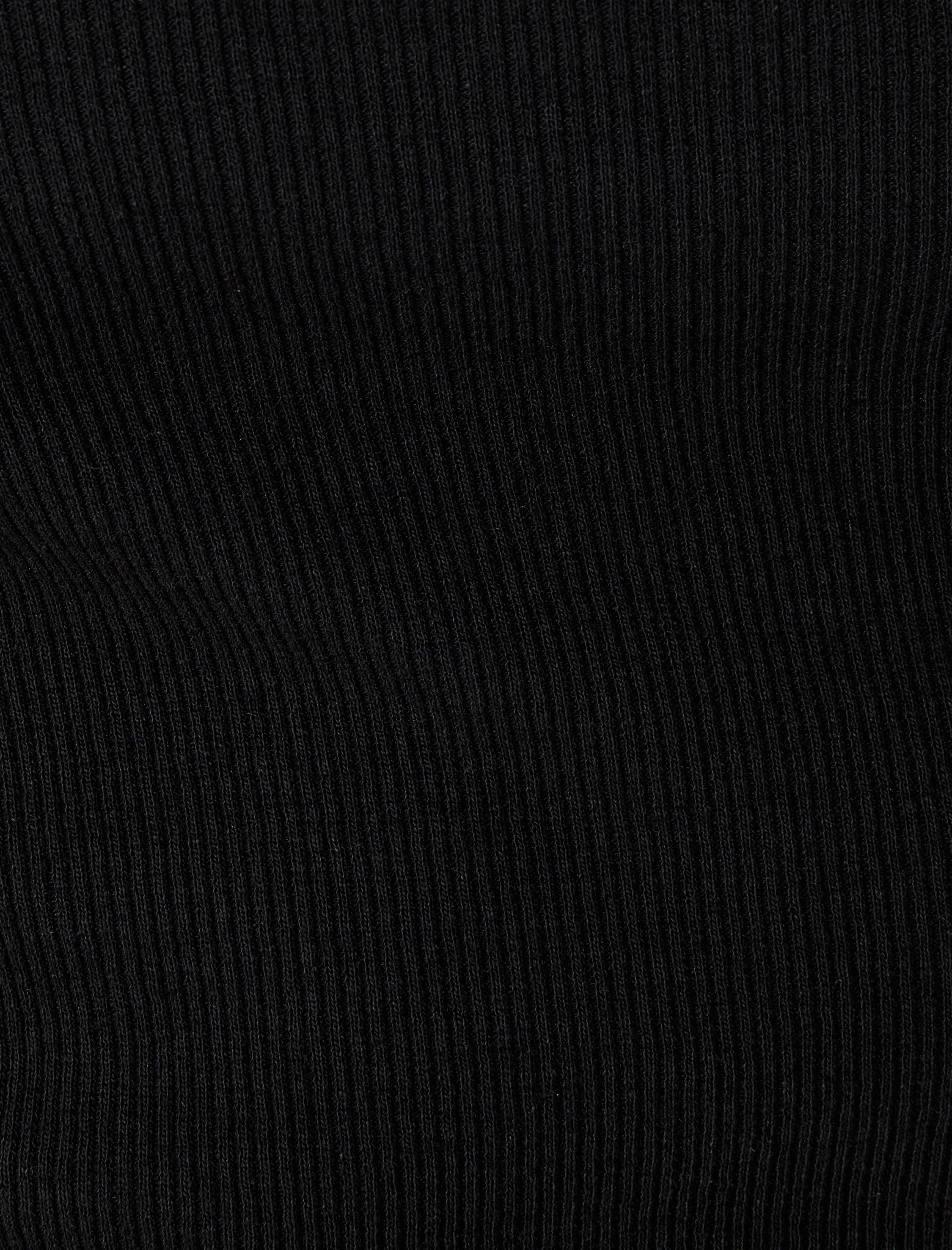 Basic Atlet Fitilli Kolsuz Dik Yaka Slim Fit