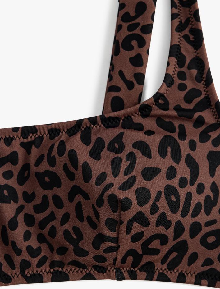  Bralet Leopar Bikini Üstü