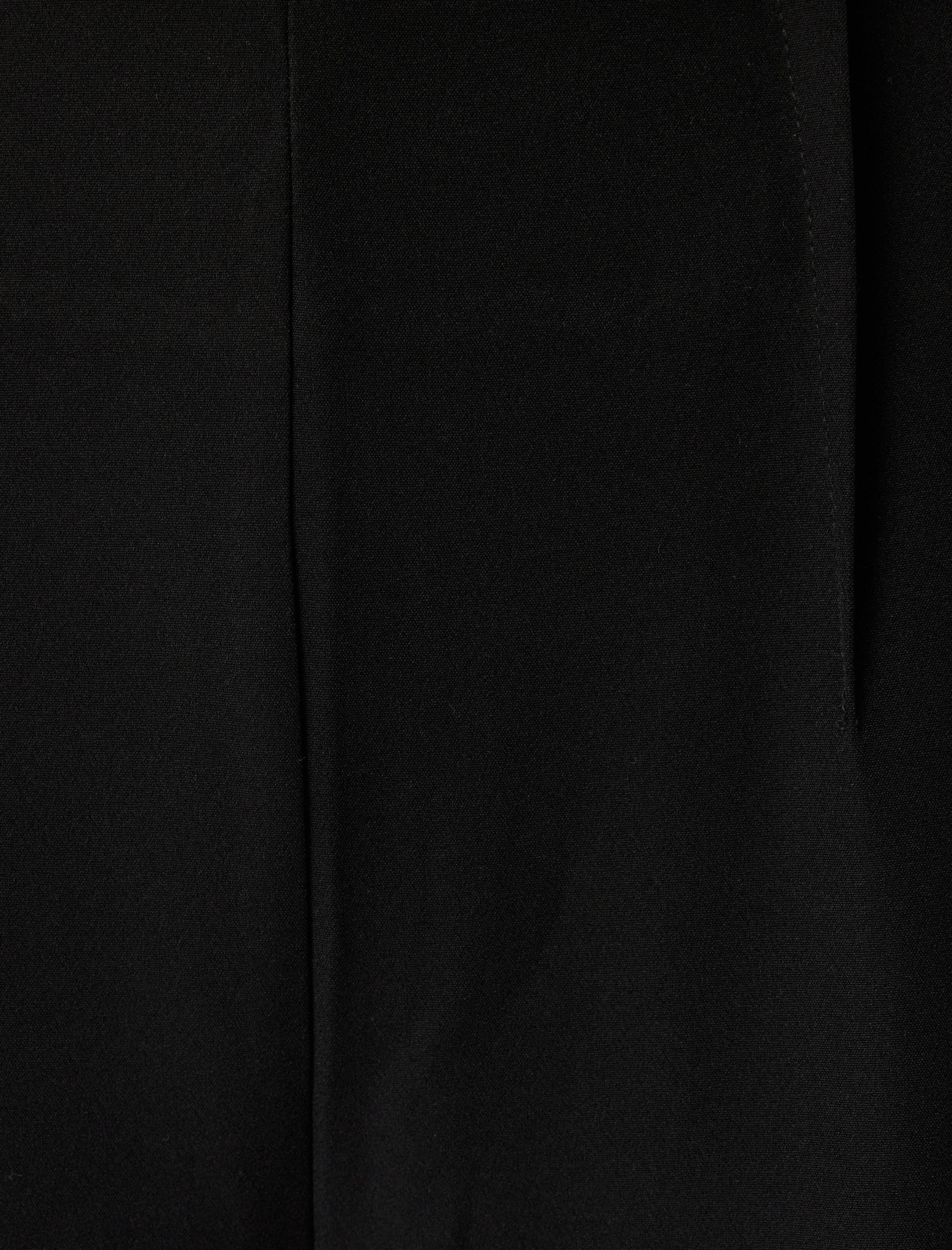   Kısa Geniş Paça Kumaş Pantolon Yüksek Bel Cepli