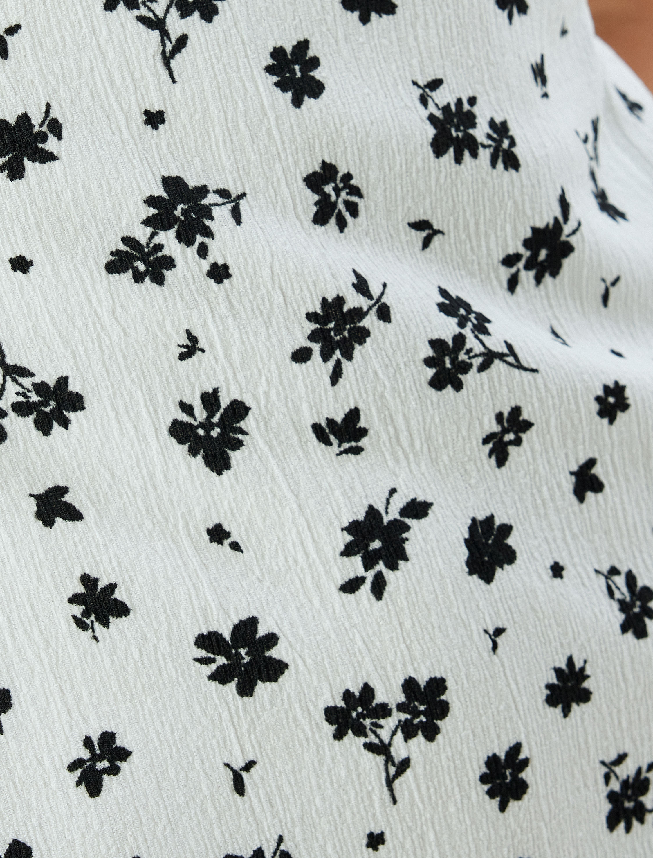   Mini Elbise Çiçekli Kolsuz Çan Etek Bürümcük Rahat Kalıp Bürümcük