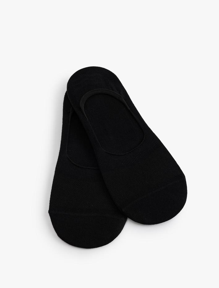 Kadın 2'li Spor Çorap Görünmez Çok Renkli