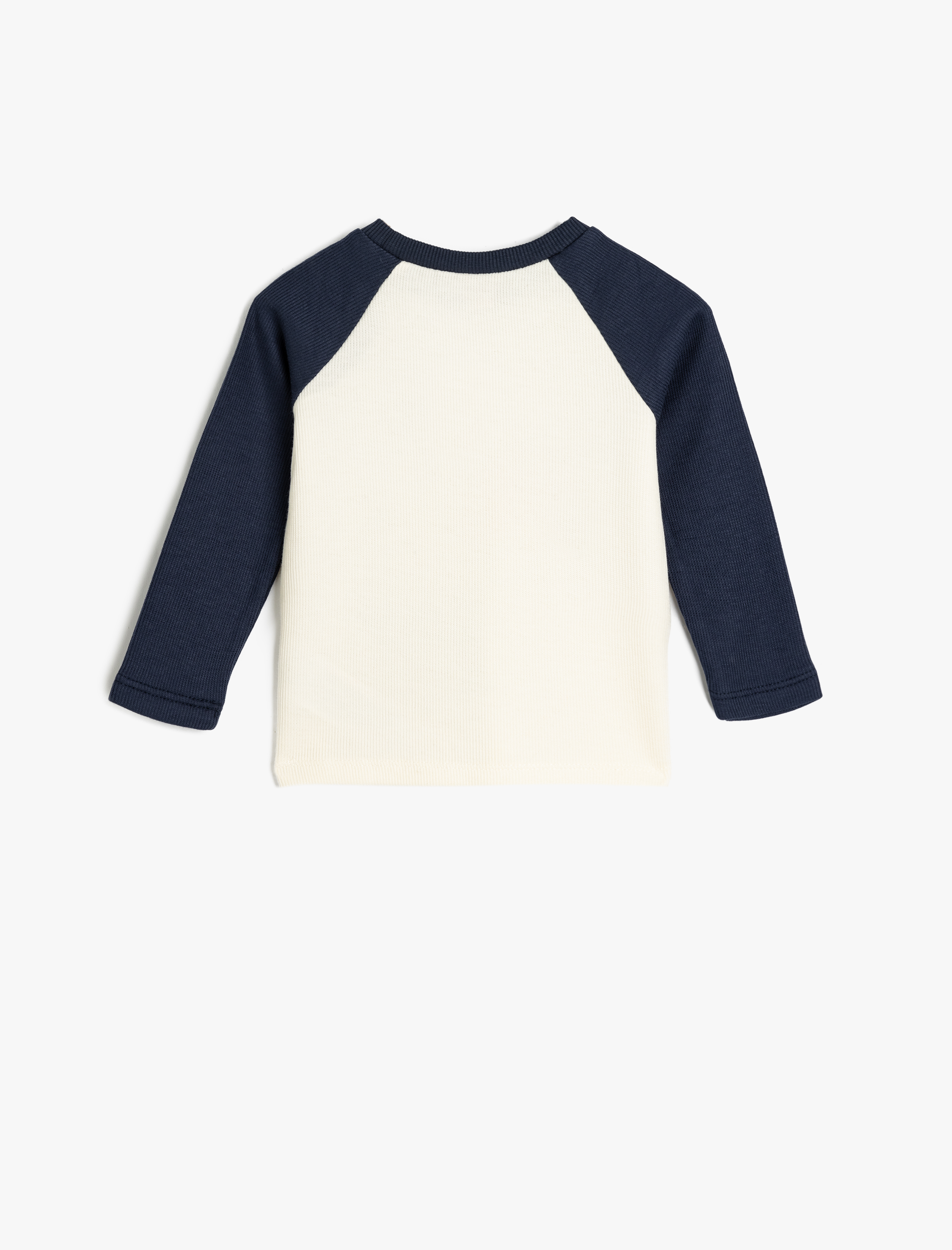 Erkek Bebek Dinozorlu Sweatshirt Bisiklet Yaka Uzun Kollu