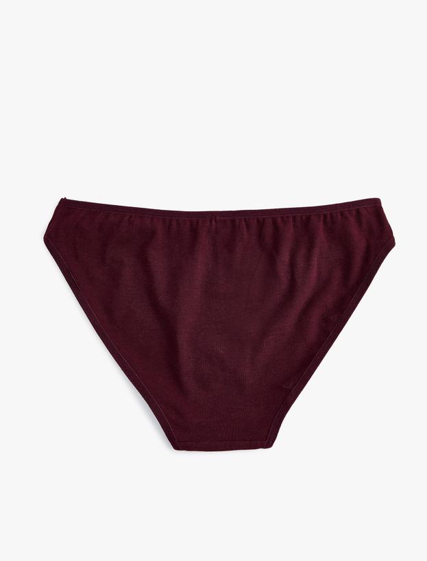 3'lü Brief Külot Çok Renkli_7