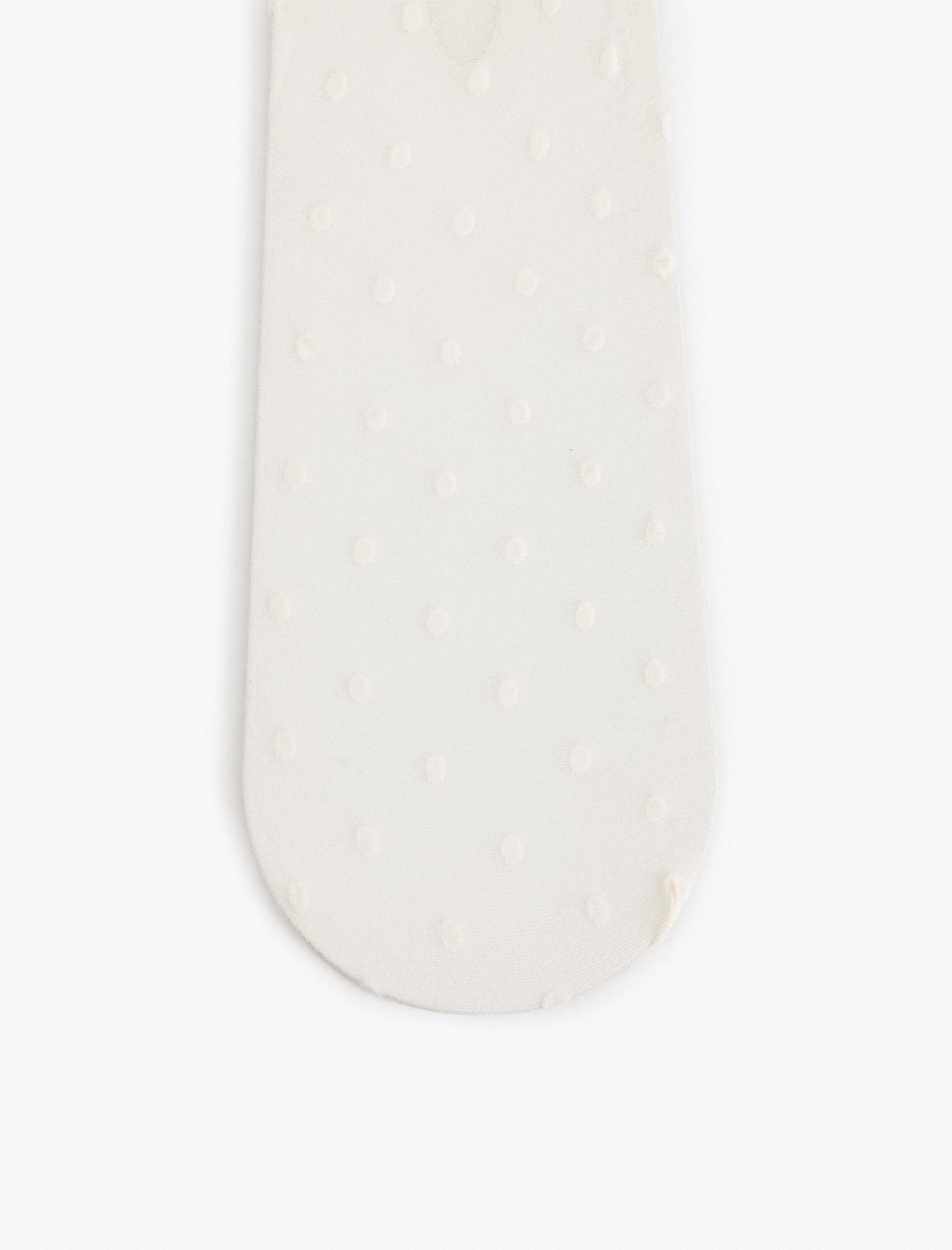  Kadın Soket Çorap Diz Altı Tül Puantiyeli