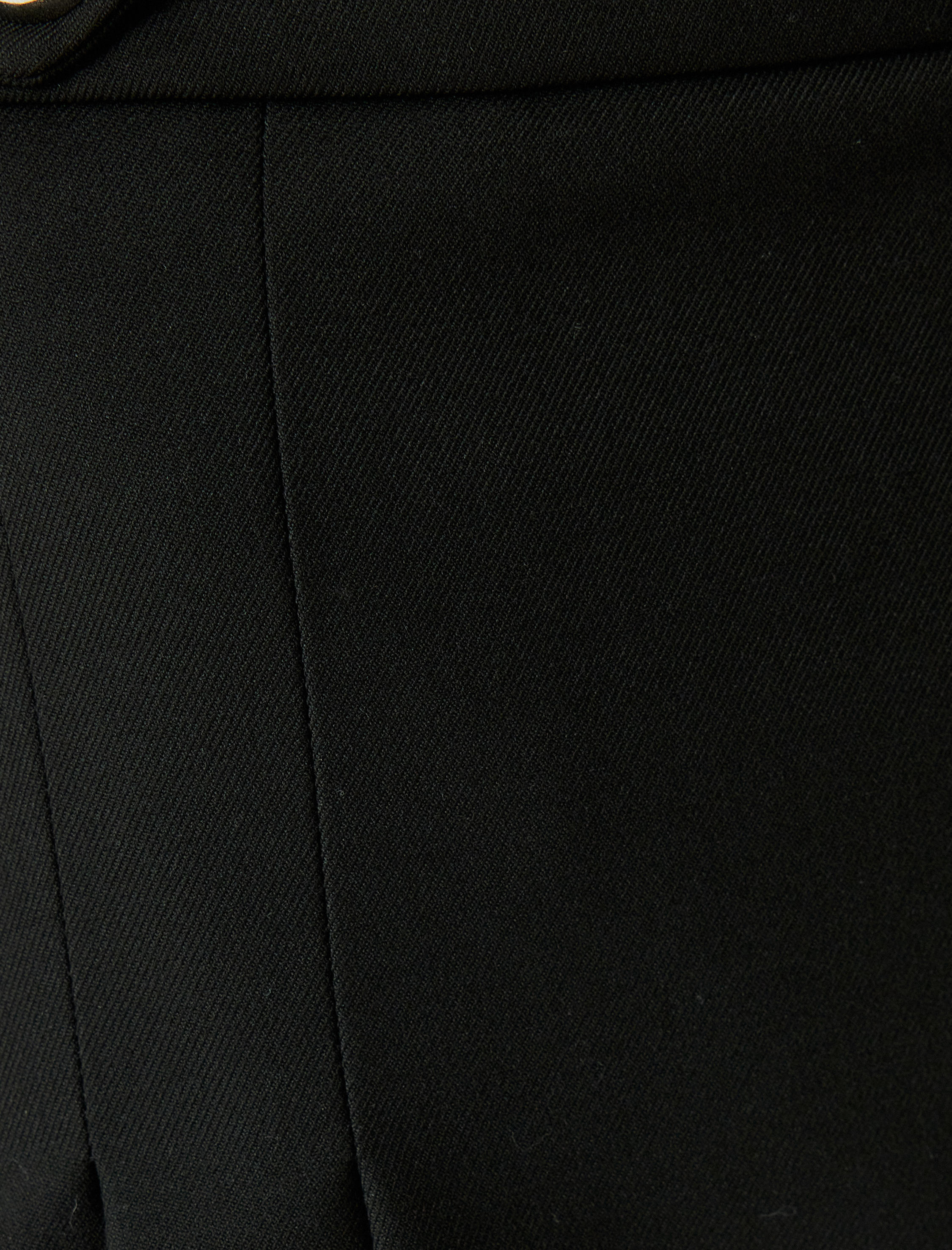   Düğme Detaylı Mini Boy Pileli Şort Etek