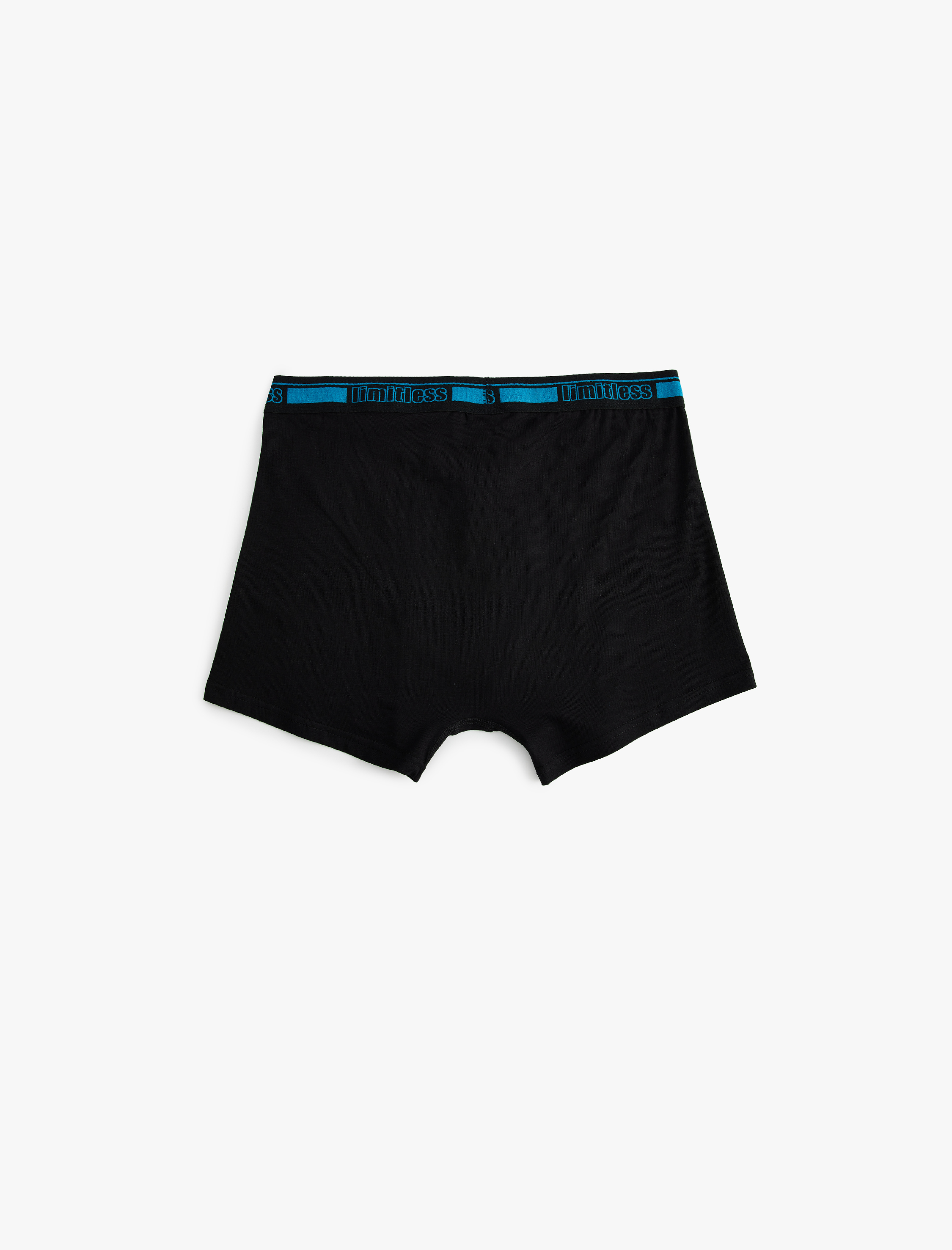 3'lü Boxer Seti Slim Fit Slogan Baskılı Pamuklu