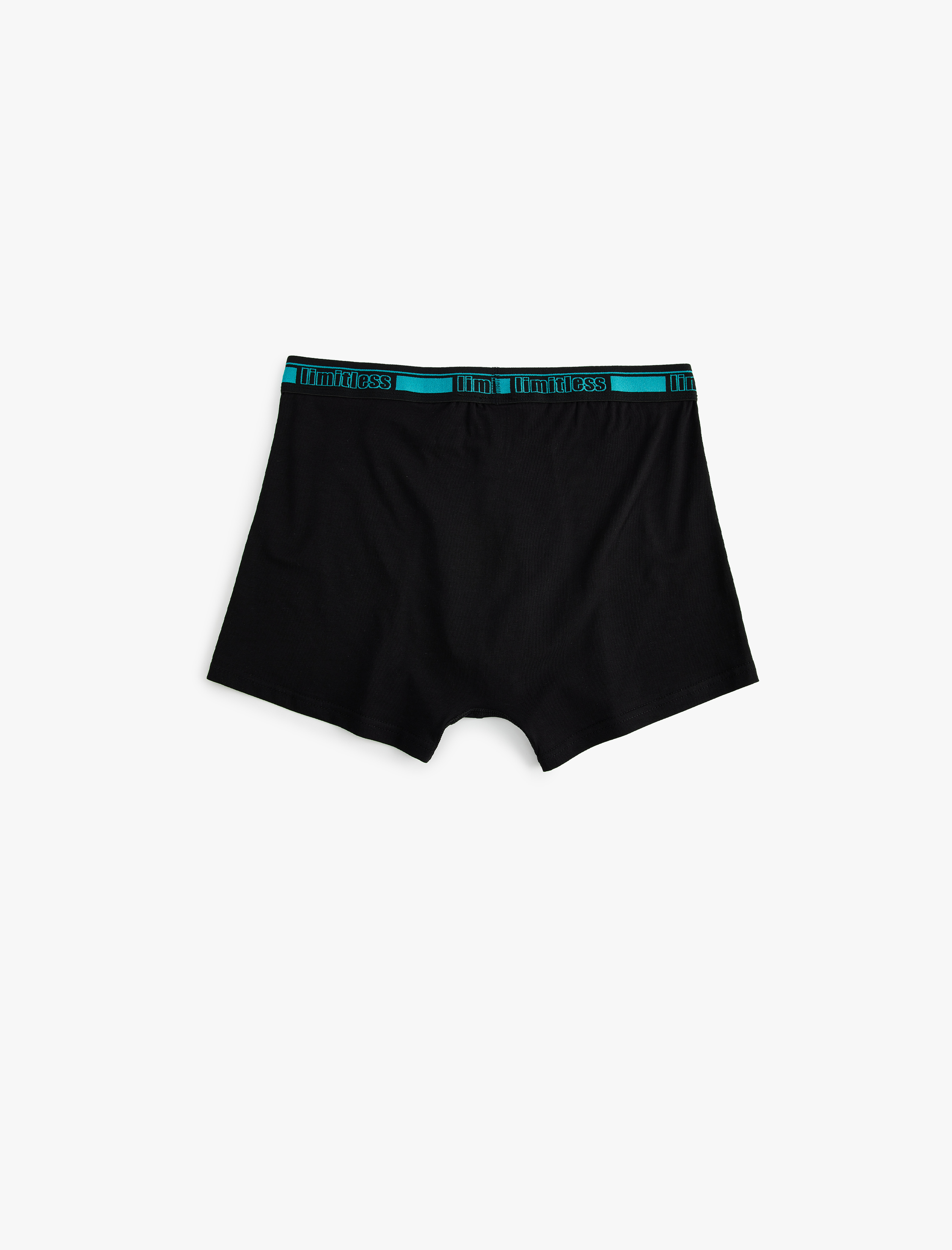 3'lü Boxer Seti Slim Fit Slogan Baskılı Pamuklu