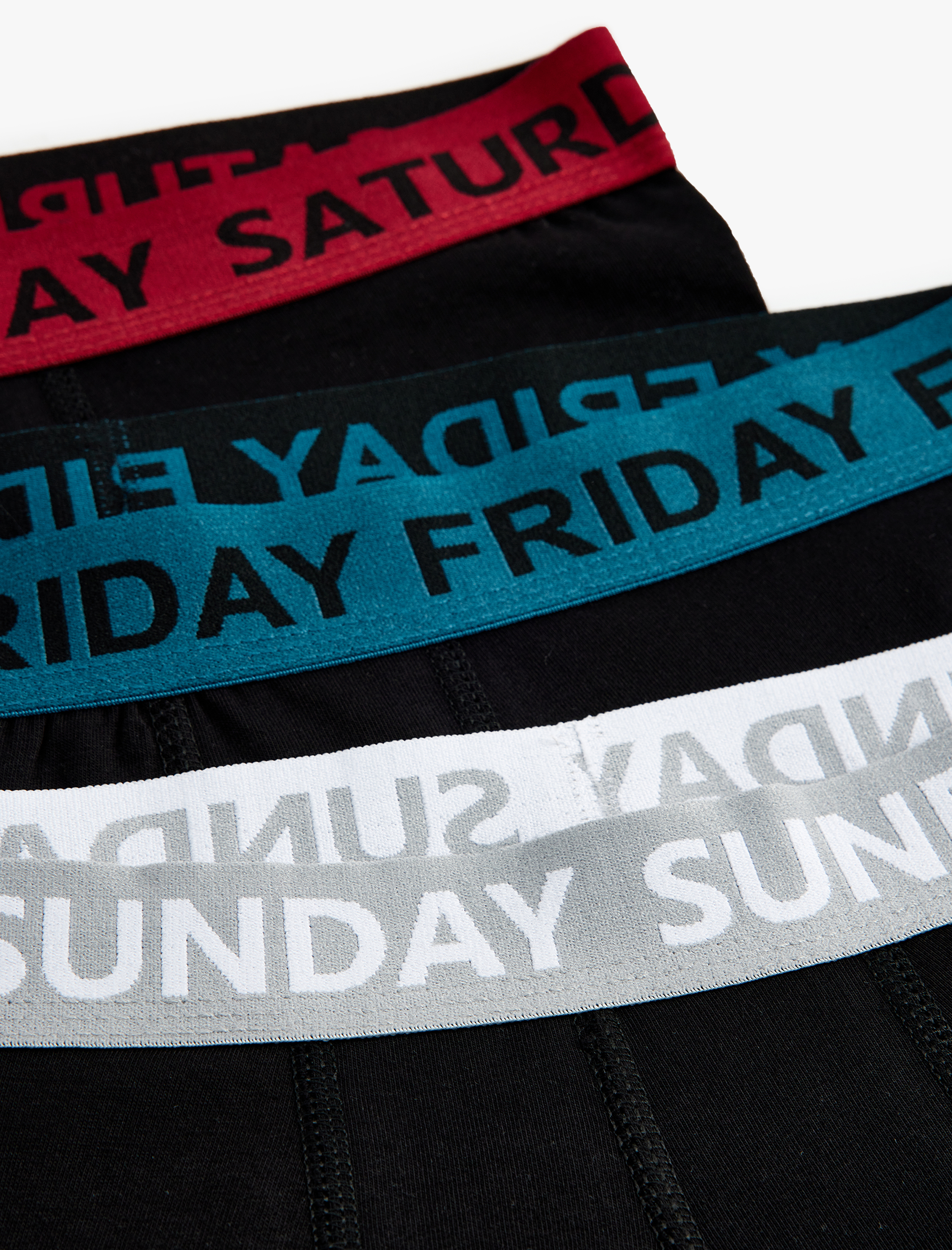 3'lü Boxer Seti Slogan Baskılı Pamuklu