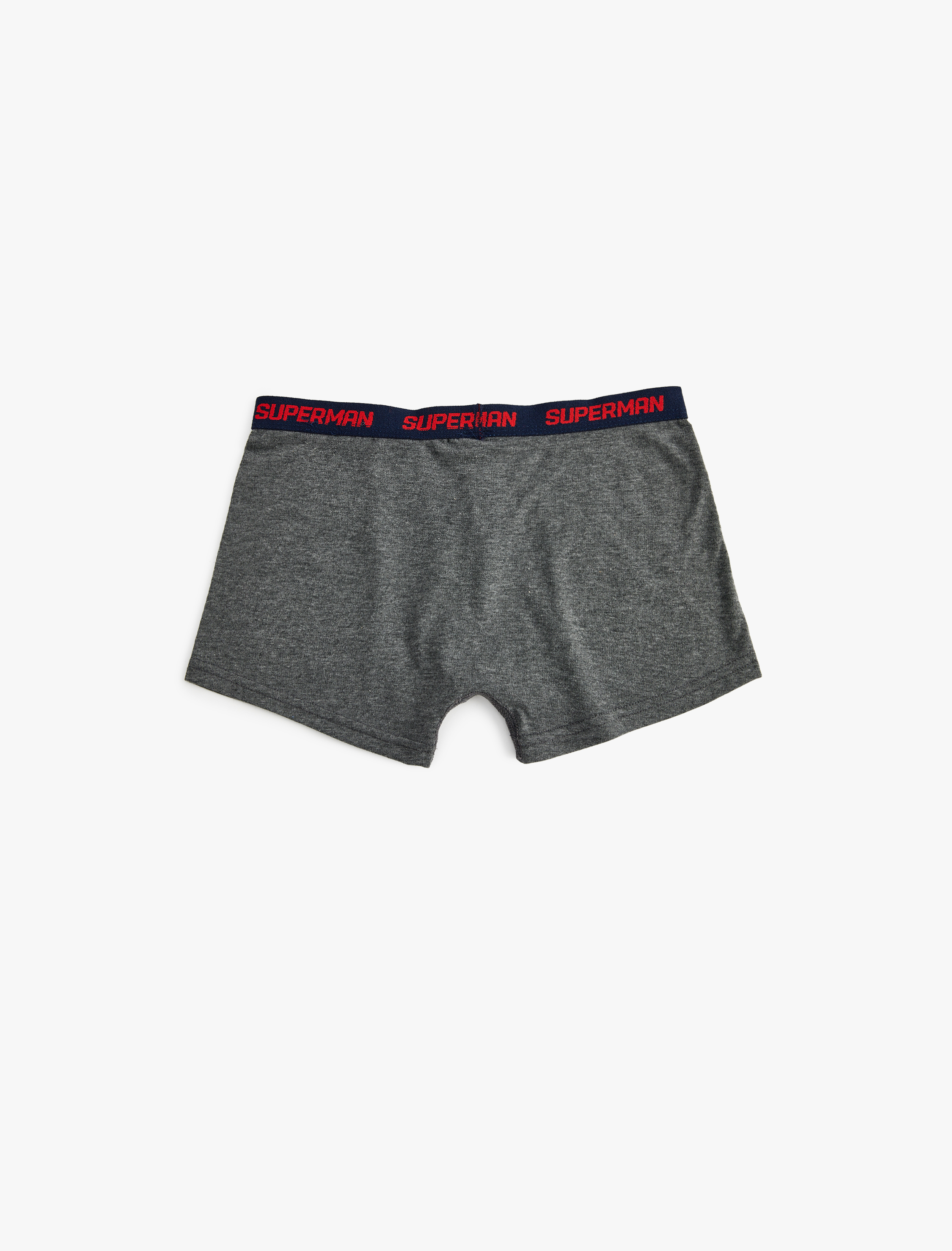Erkek Çocuk Pamuklu Lisanslı Üçlü Superman Baskılı Boxer Seti