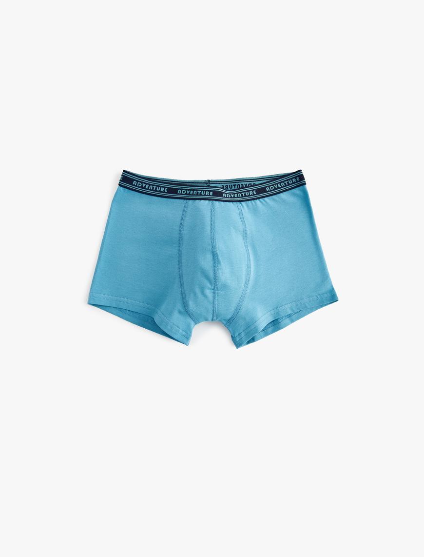  Erkek Çocuk 3'lü Boxer Seti Baskı Detaylı Çok Renkli