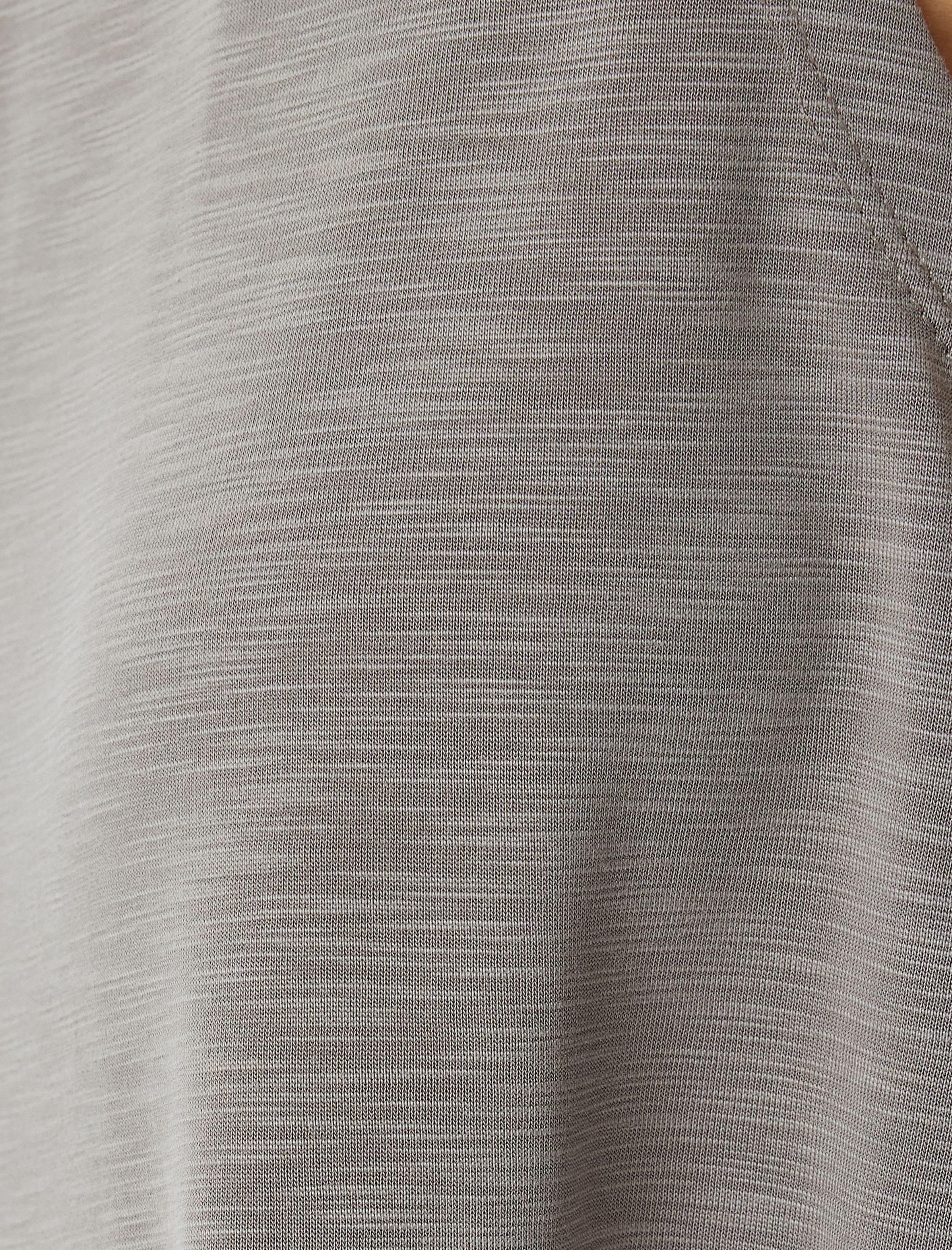   Kolsuz Bisiklet Yaka Modal Karışımlı Asimetrik Sporcu Atleti